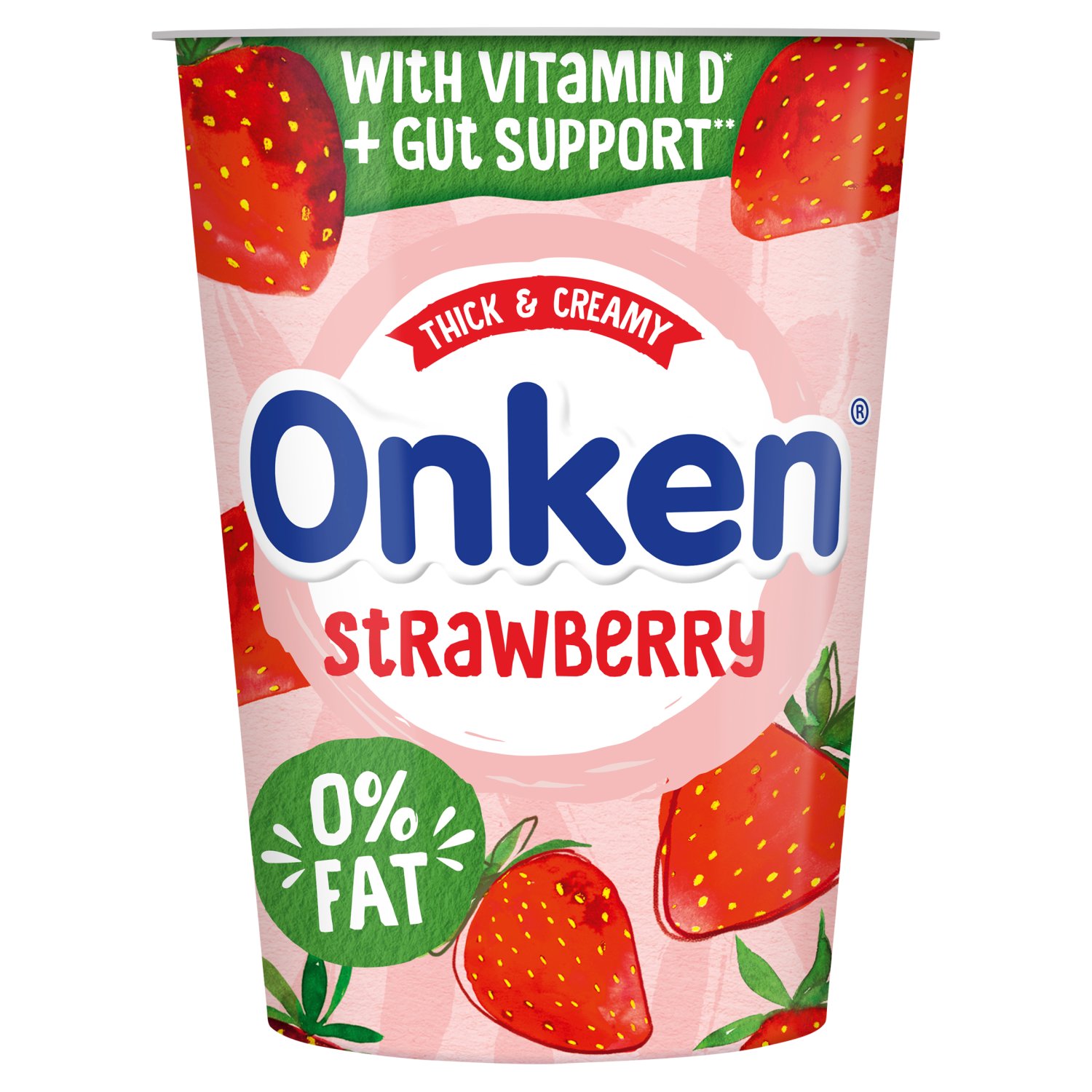 Onken Bio Fat Free Strawberry (450 g)