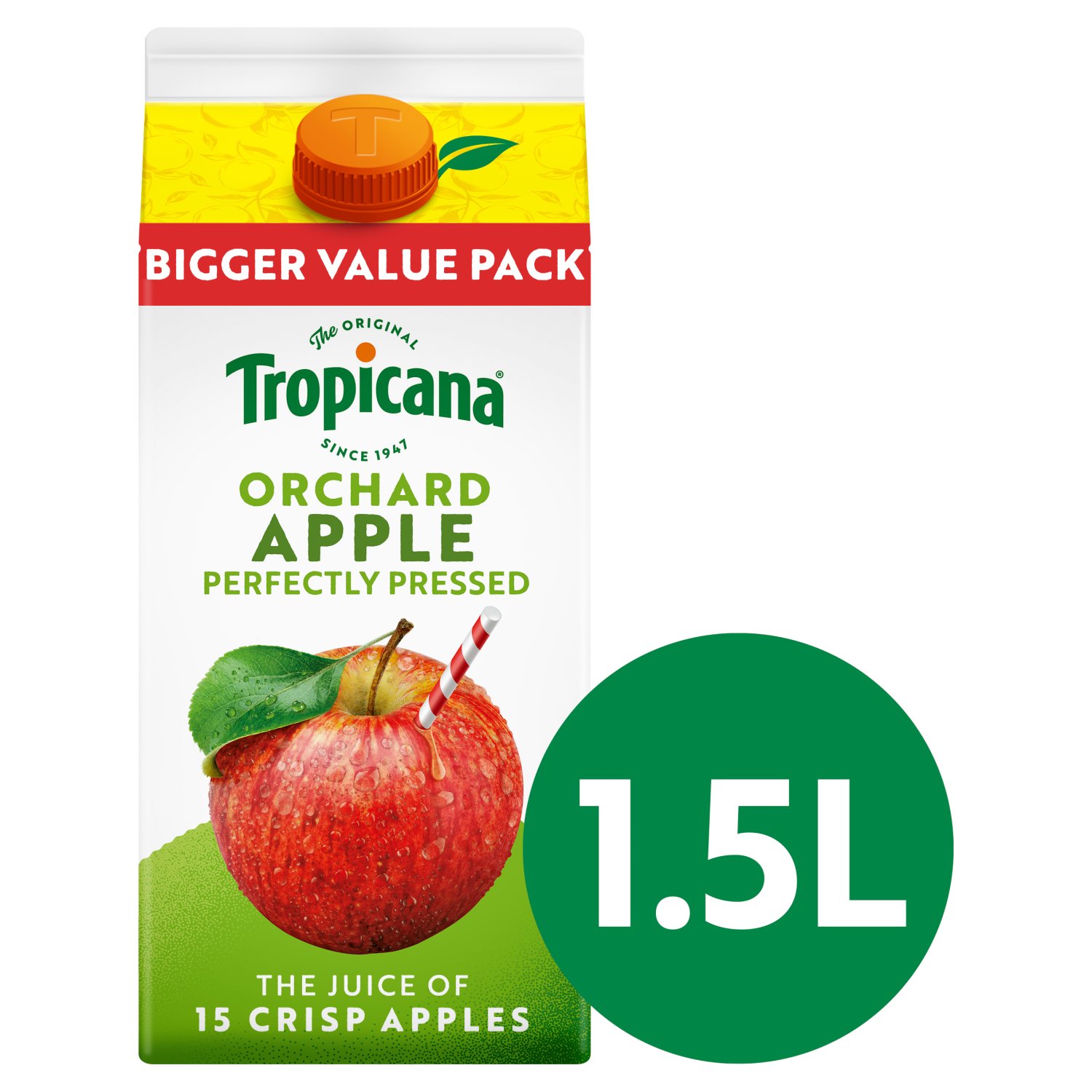 Tropicana Orchard Apple Pressed Juice (1.5 L)