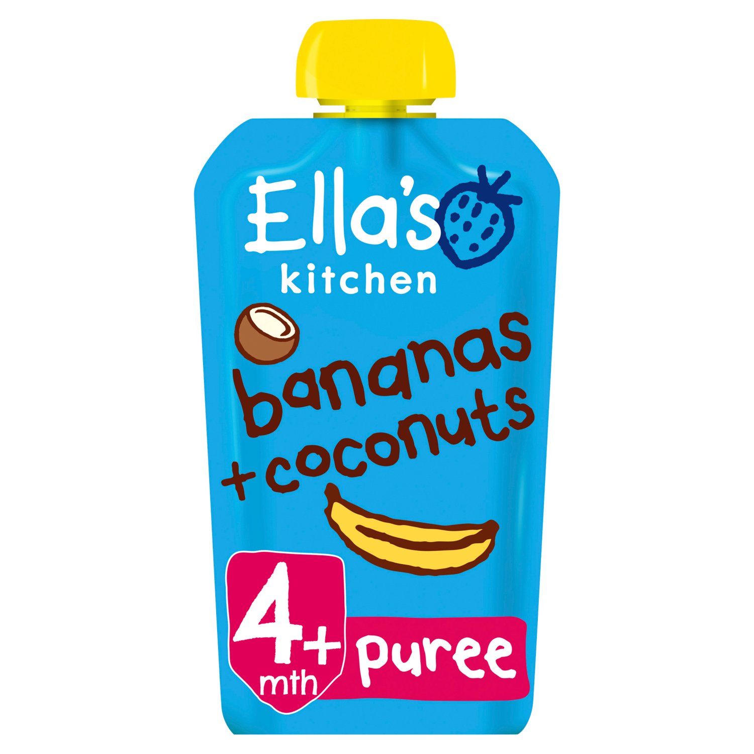 Ella's Kitchen Bananas & Coconuts Pouch 4+Months (120 g)