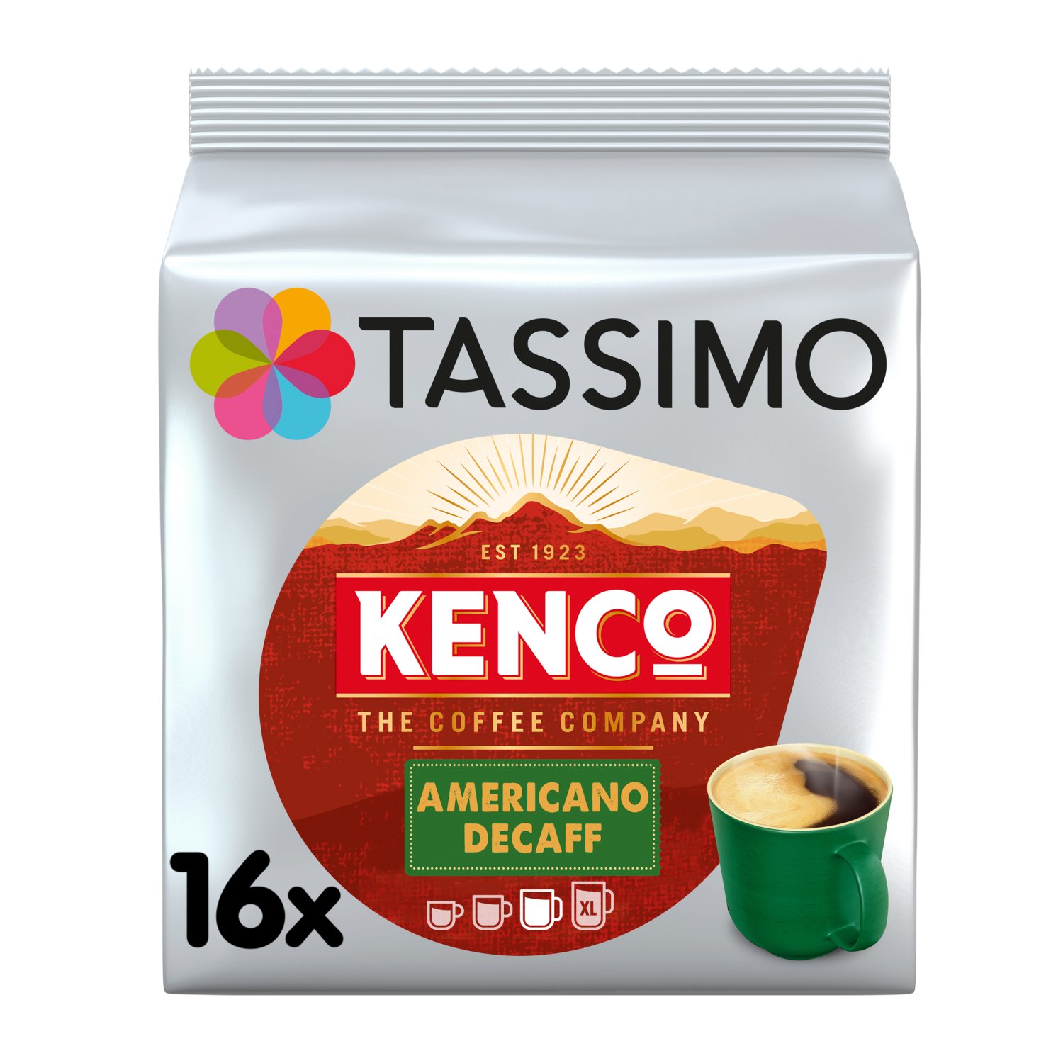 Tassimo Kenco Americano Decaf Pods 16 Pack (104 g)