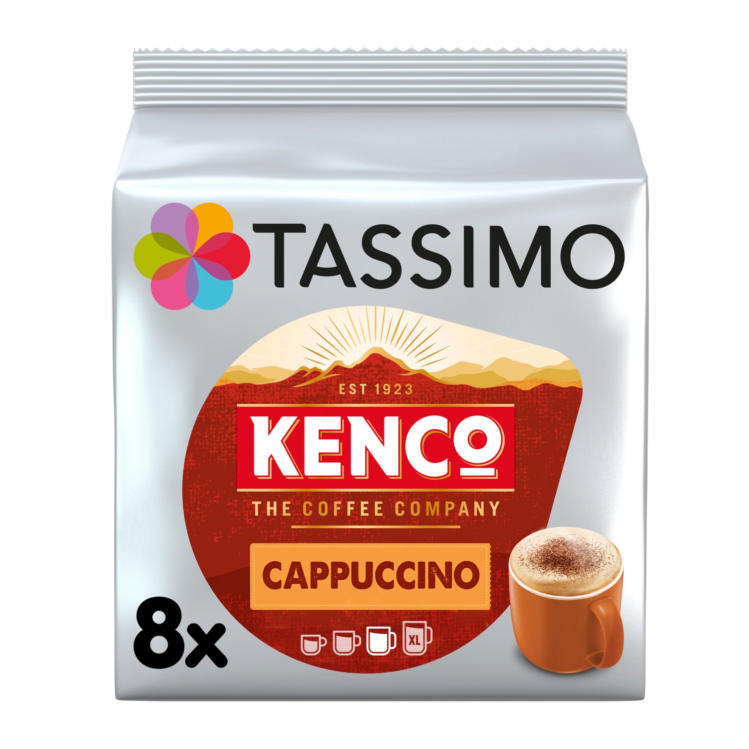 Tassimo Kenco Cappuccino Pods 8 Pack (260 g)