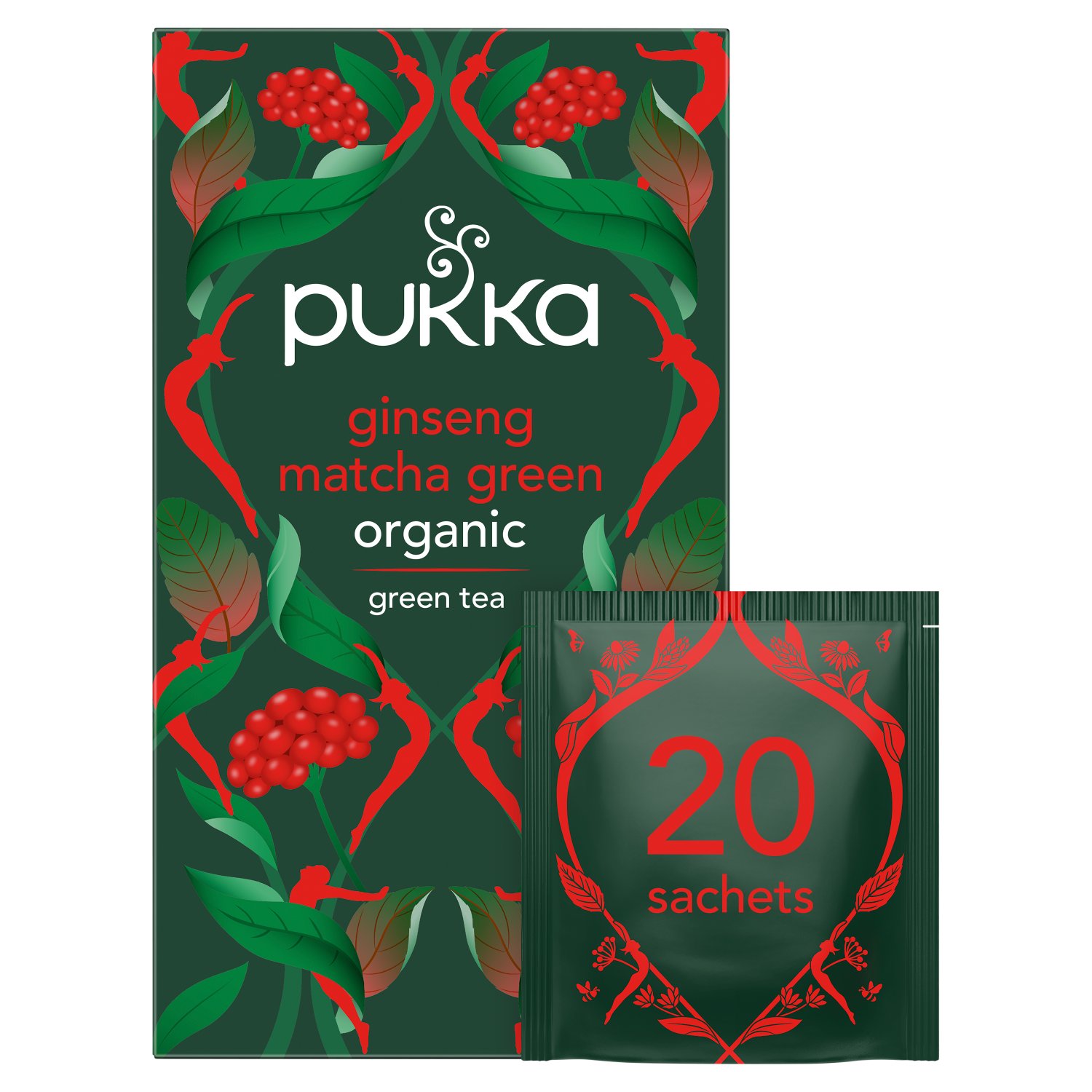 Pukka Organic Ginseng Matcha Green Tea (40 g)