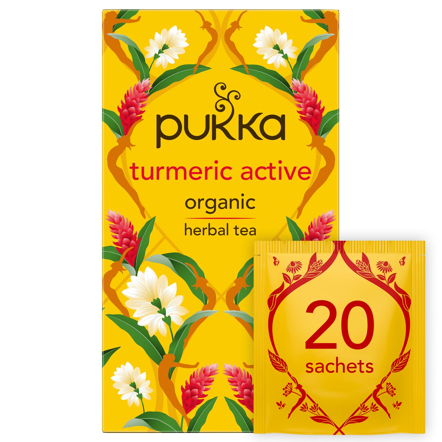 Pukka Turmeric Active Organic Tea Sachets (40 g)