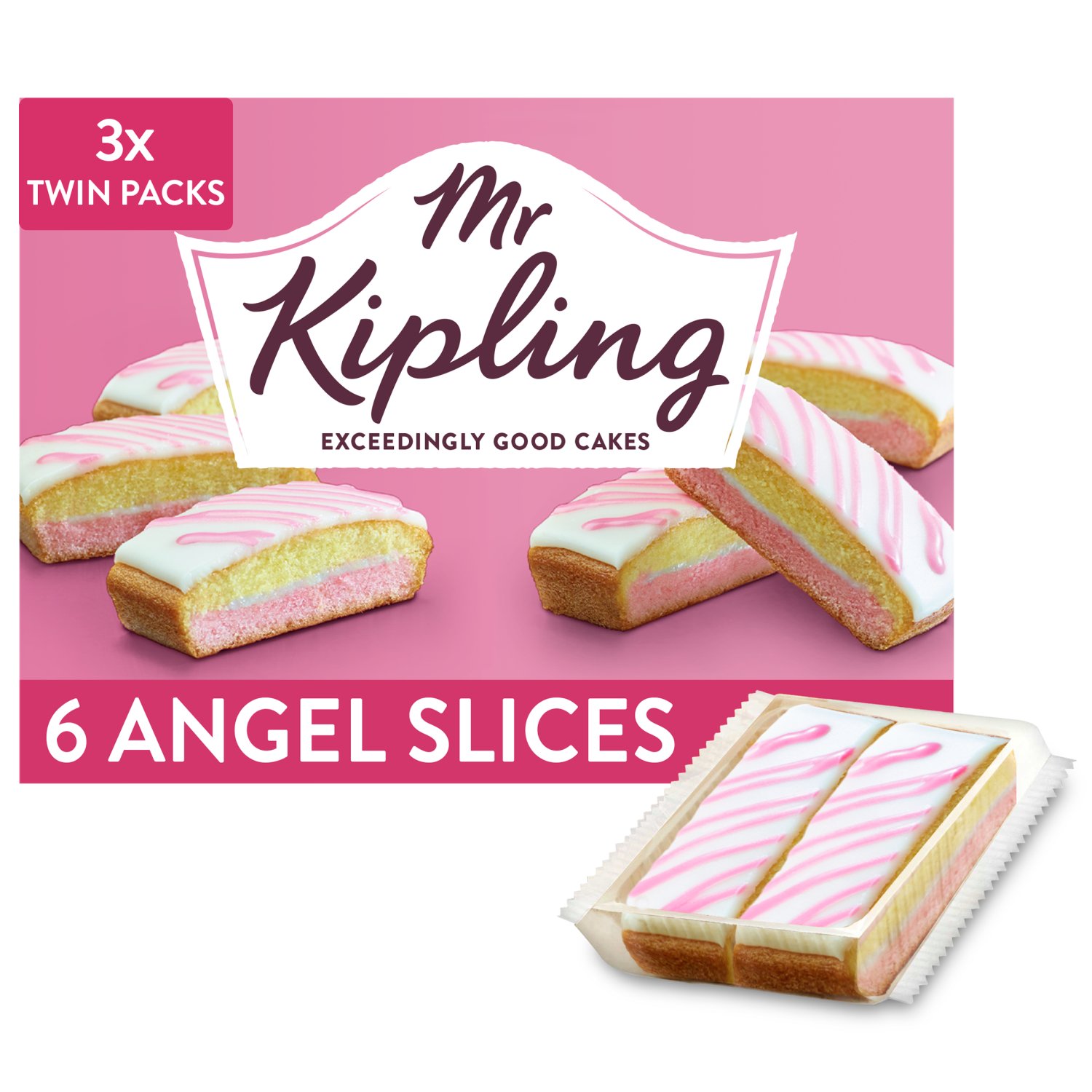 Mr Kipling Angel Slices 6 Pack (202 g)