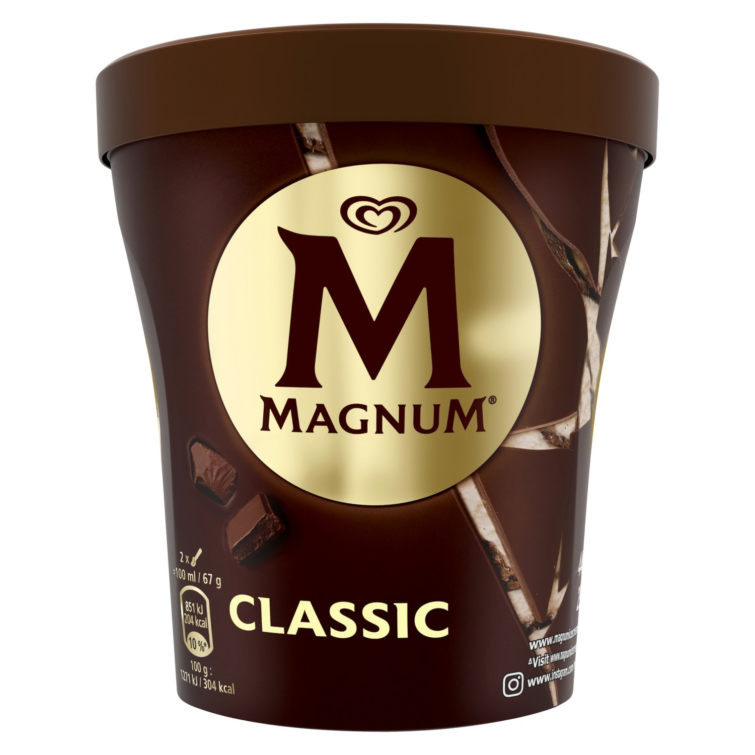 Magnum Classic Vanilla Ice Cream Tub (440 ml)