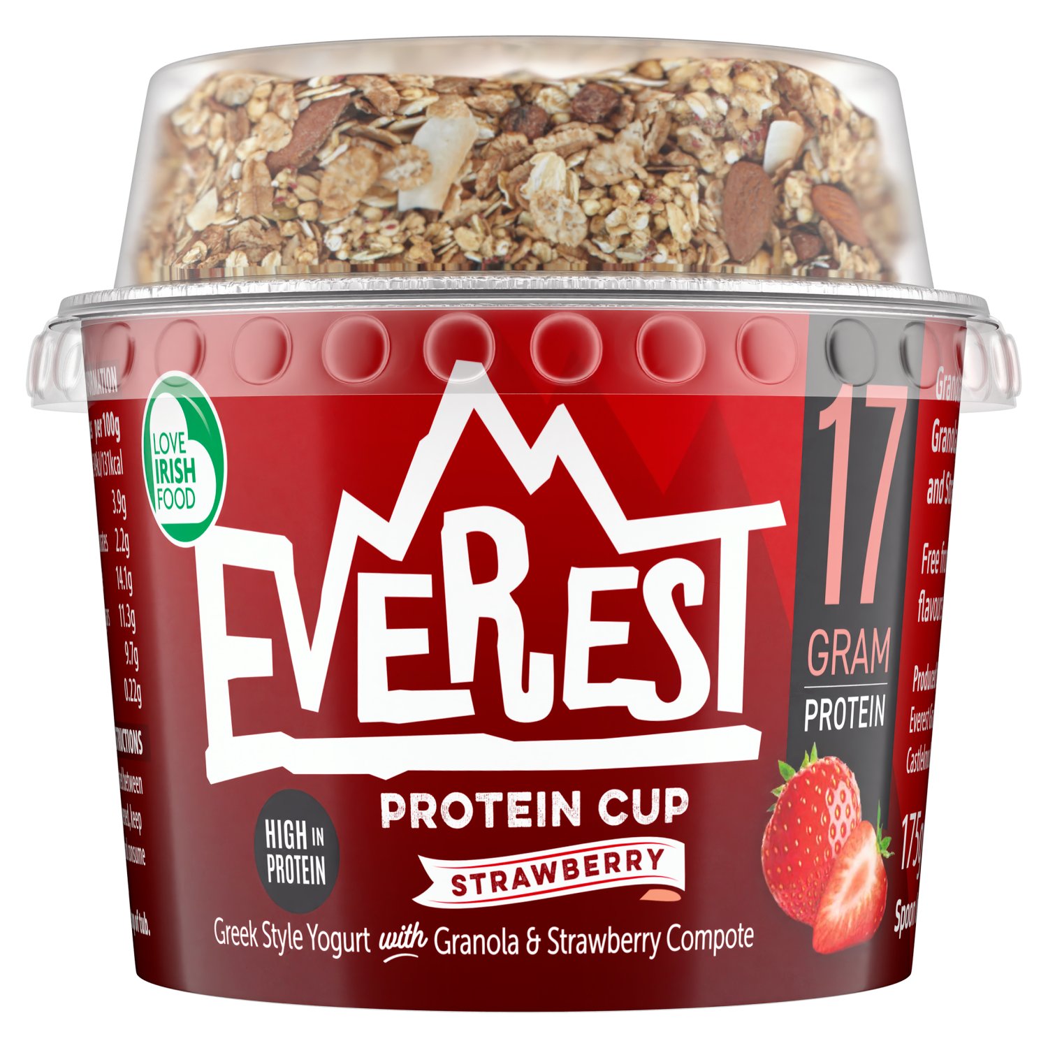 Everest Strawberry Greek Style Protein Yogurt with Granola (200 g)