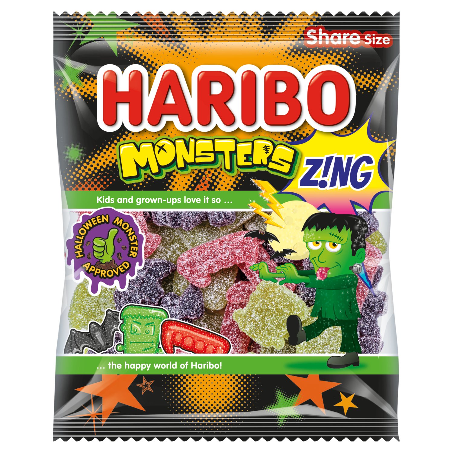 Haribo Monster Zing Bag (160 g)