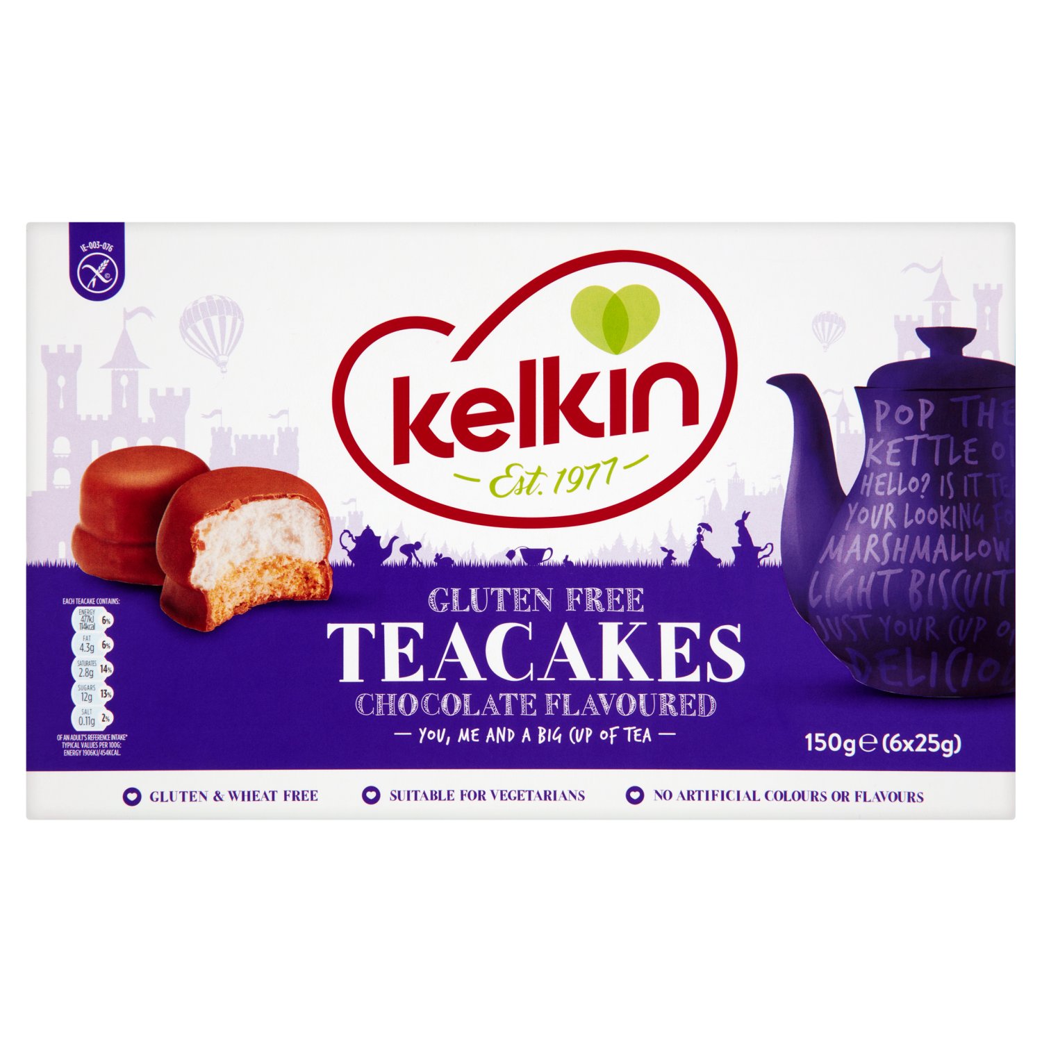 Kelkin Gluten Free Teacakes (150 g)