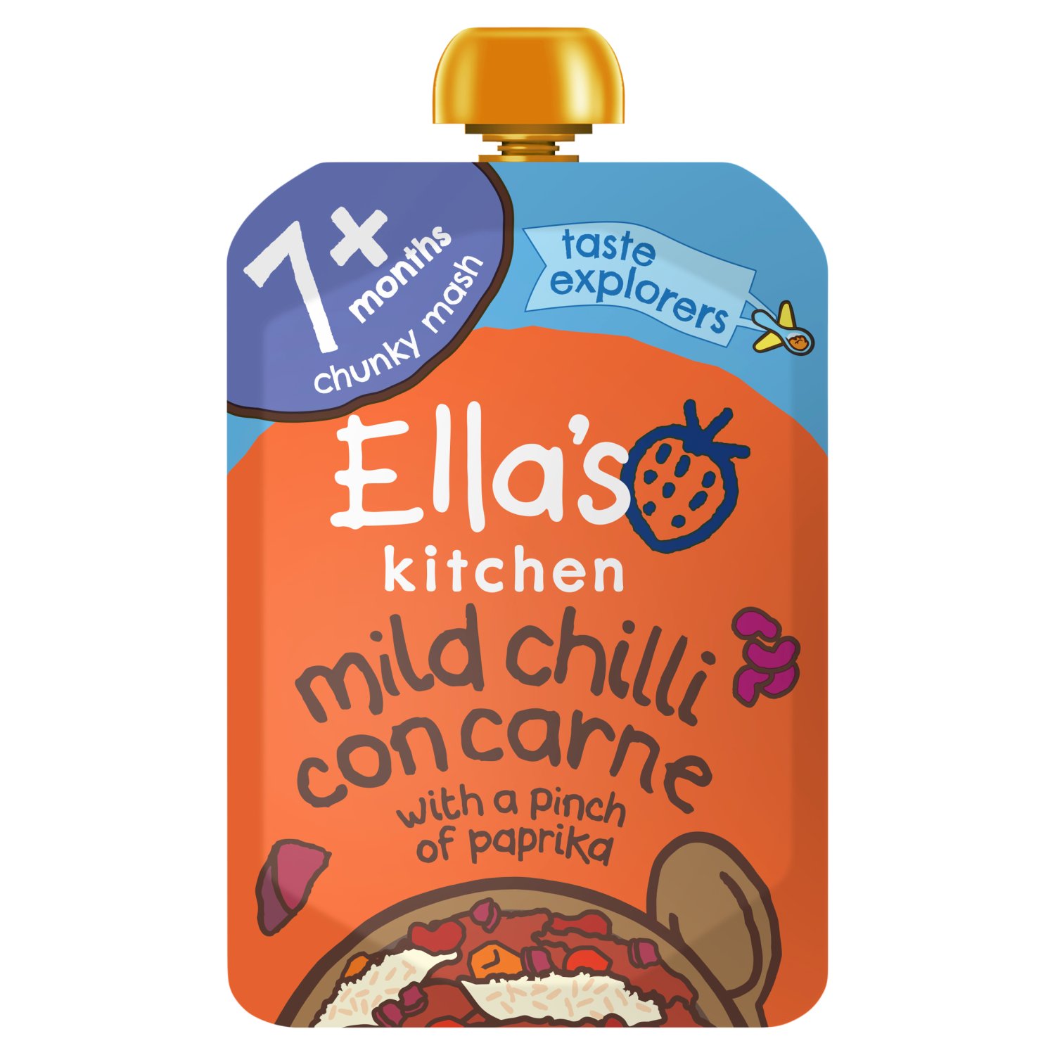 Ella's Kitchen Mild Chilli Con Carne 7+Months (130 g)