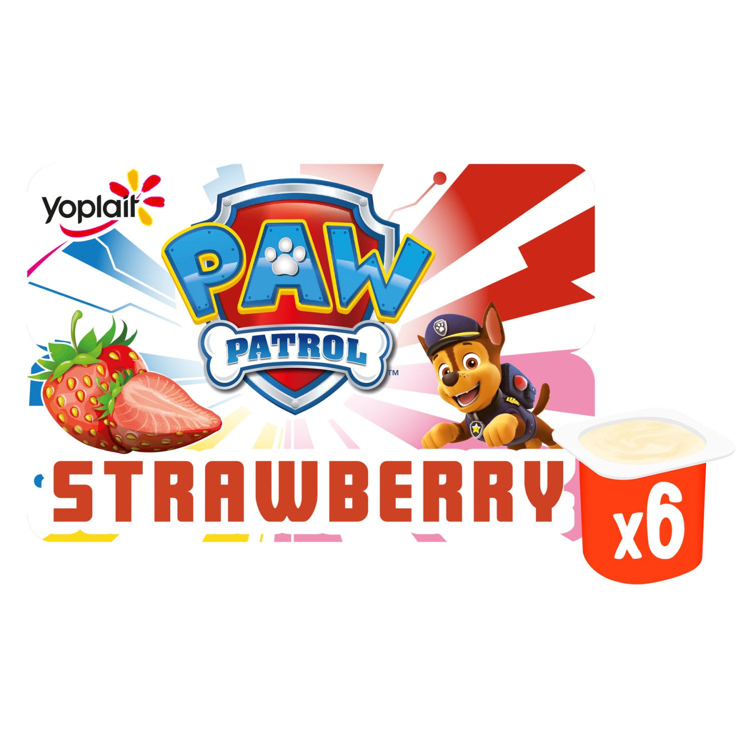 Yoplait Paw Patrol Fromage Frais 6 Pack (270 g)