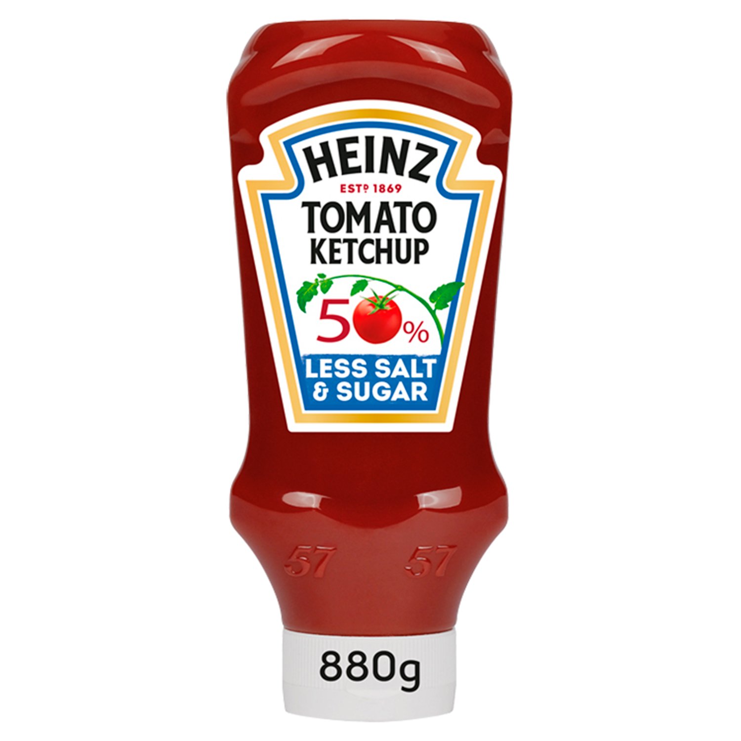 Heinz Tomato Ketchup 50% Less Sugar & Salt (800 ml)