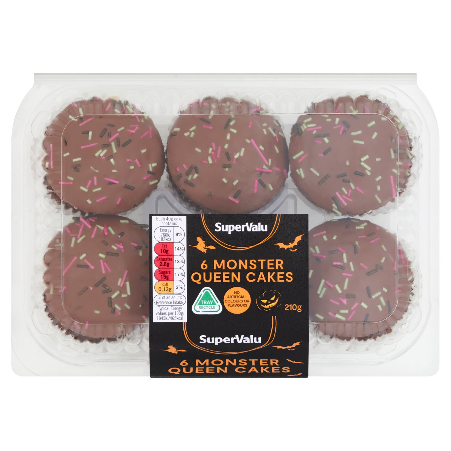 SuperValu Halloween Queen Cakes 6 Pack (210 g)