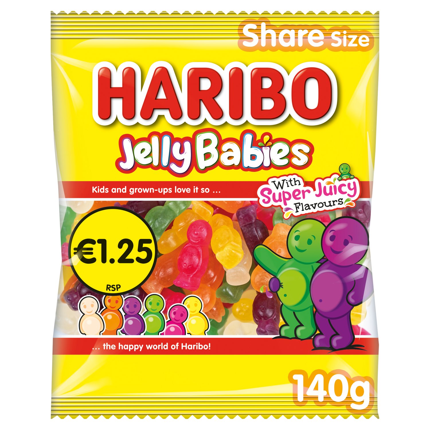 Haribo Jelly Babies Bag €1.25 (140 g)