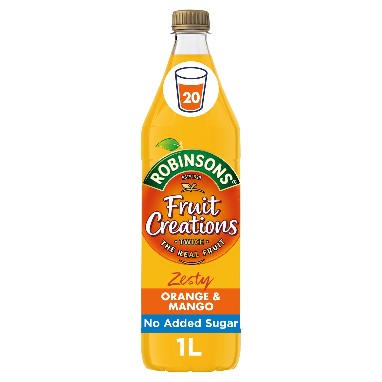 Robinsons Fruit Creations Orange & Mango Squash (1 L)