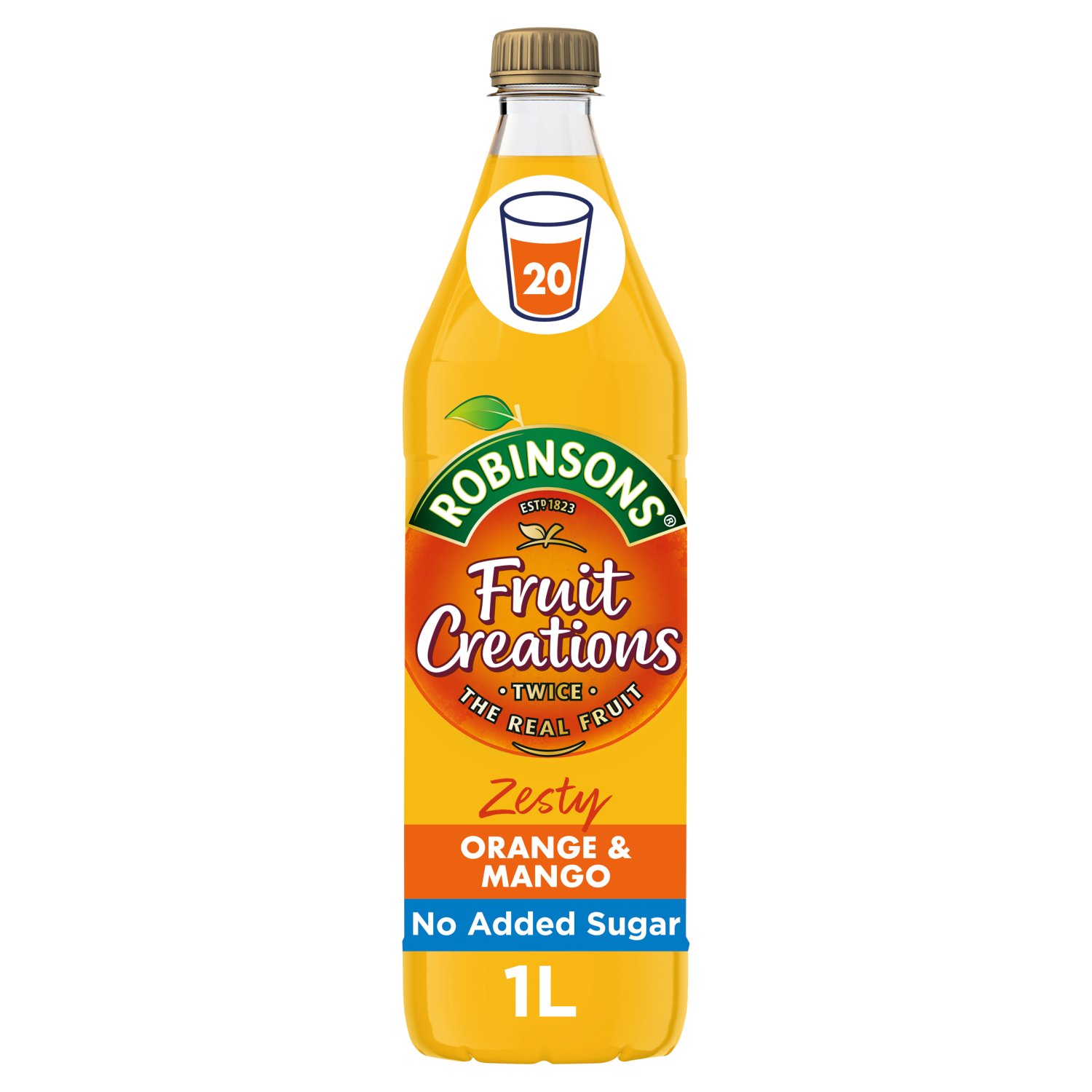 Robinsons Fruit Creations Orange & Mango Squash (1 L)