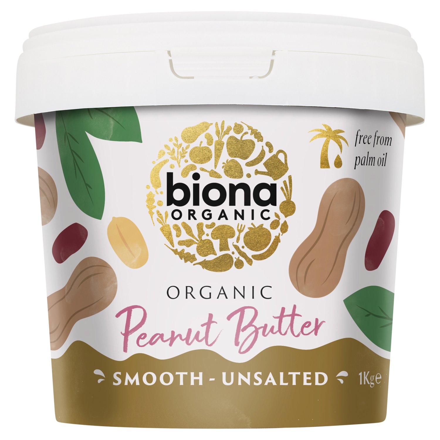 Biona Organic Smooth Peanut Butter (1 kg)