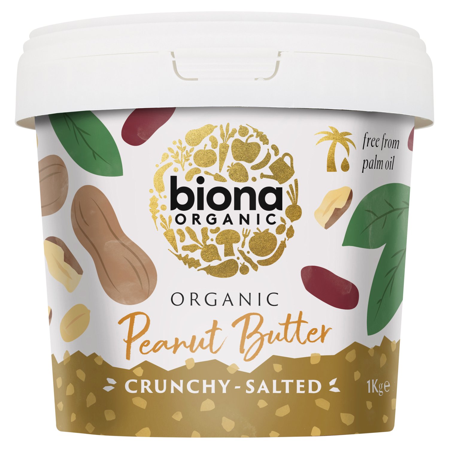 Biona Organic Peanut Butter Crunchy With Salt (1 kg)