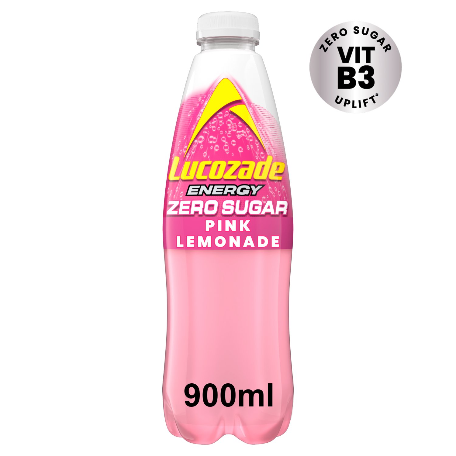 Lucozade Zero Pink Lemonade (900 ml)