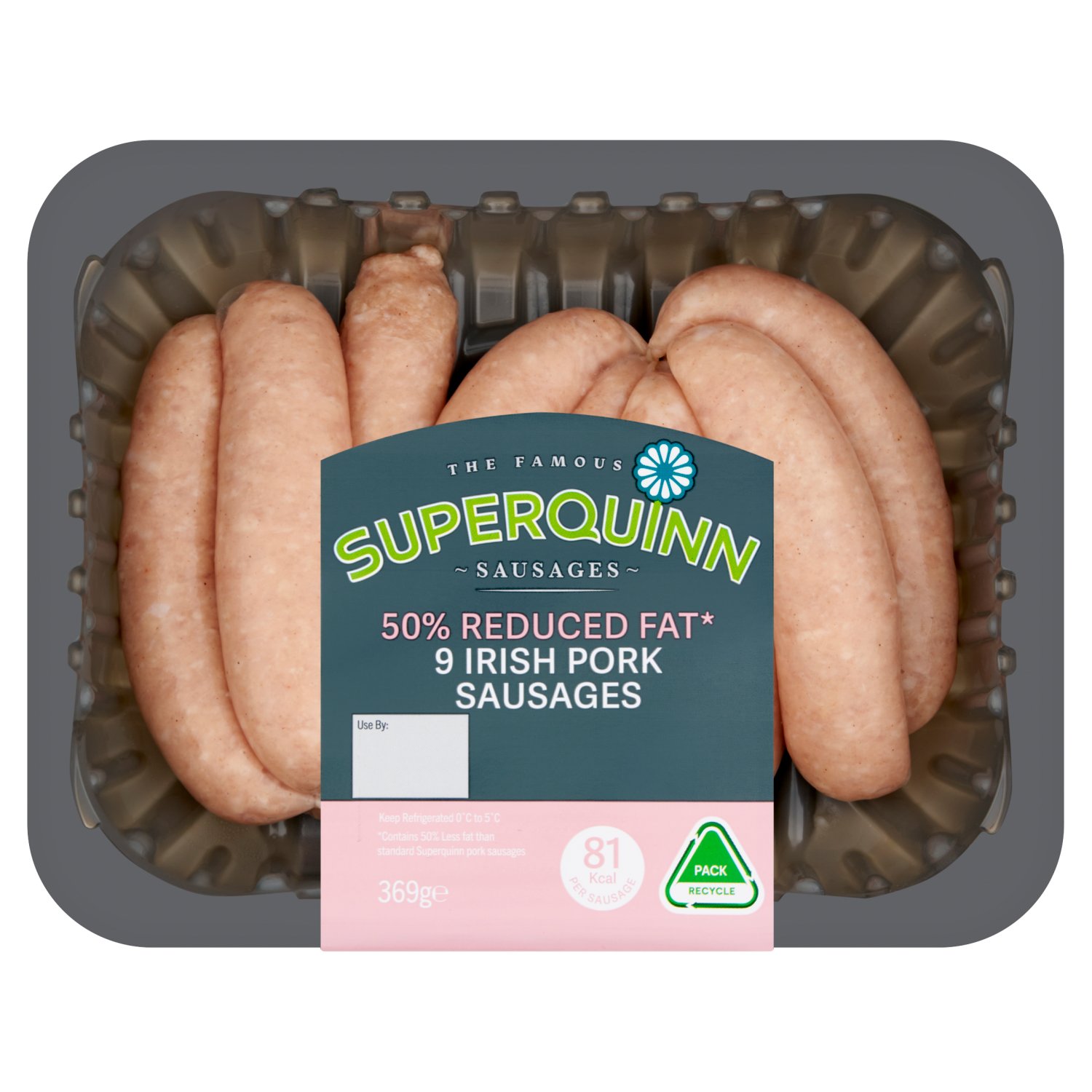 Superquinn Reduced Fat Pork Sausages 9 pack (369 g)