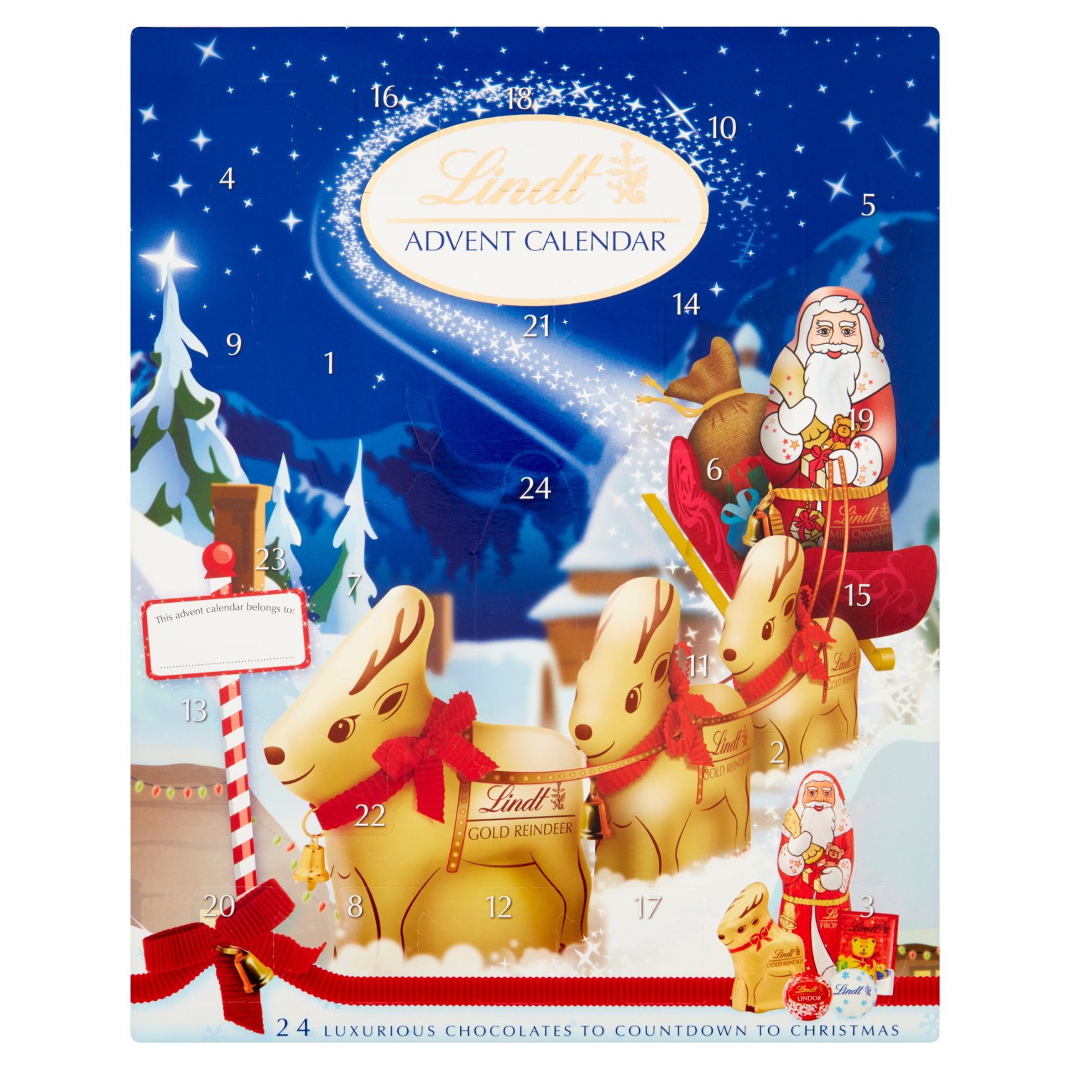 Lindt Milk Chocolate Advent Calendar (160 g)