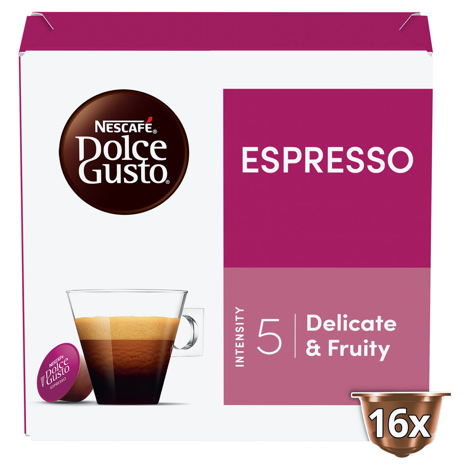 Nescafé Dolce Gusto Espresso Coffee Capsules 16 Pack (88 g)