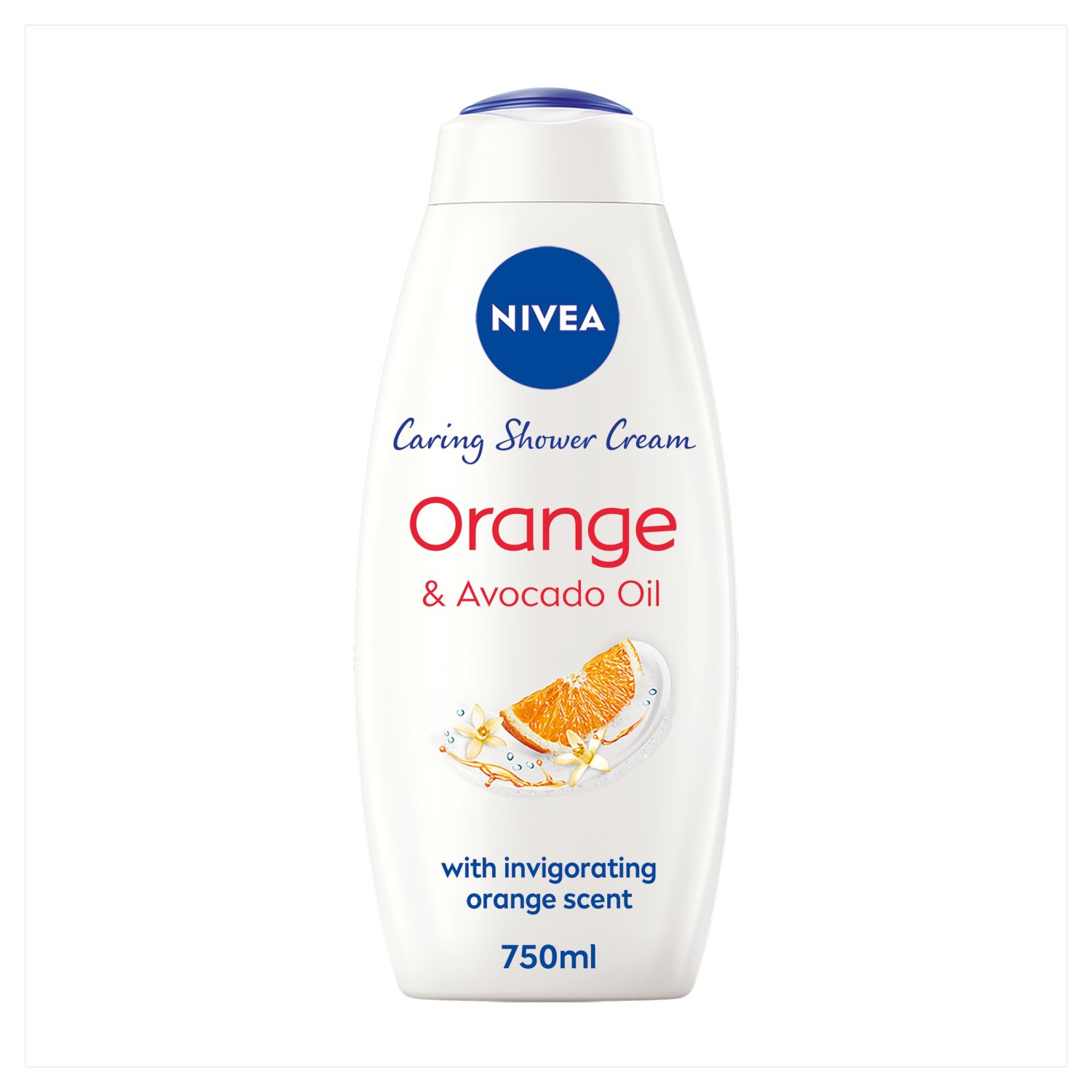 Nivea Orange Indulgent Moisture Shower Cream (750 ml)