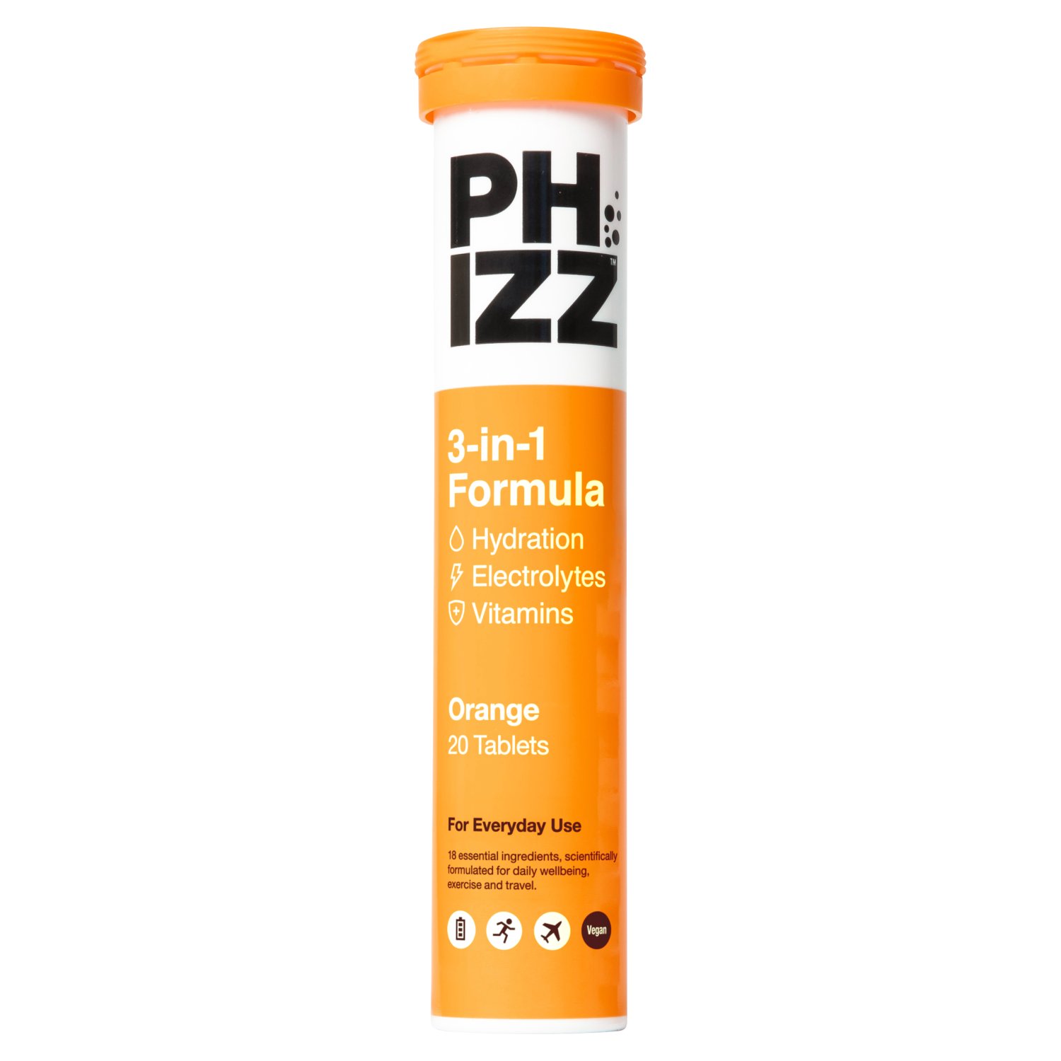 Phizz 3-in-1 Formula Orange Effervescent (20 Piece)