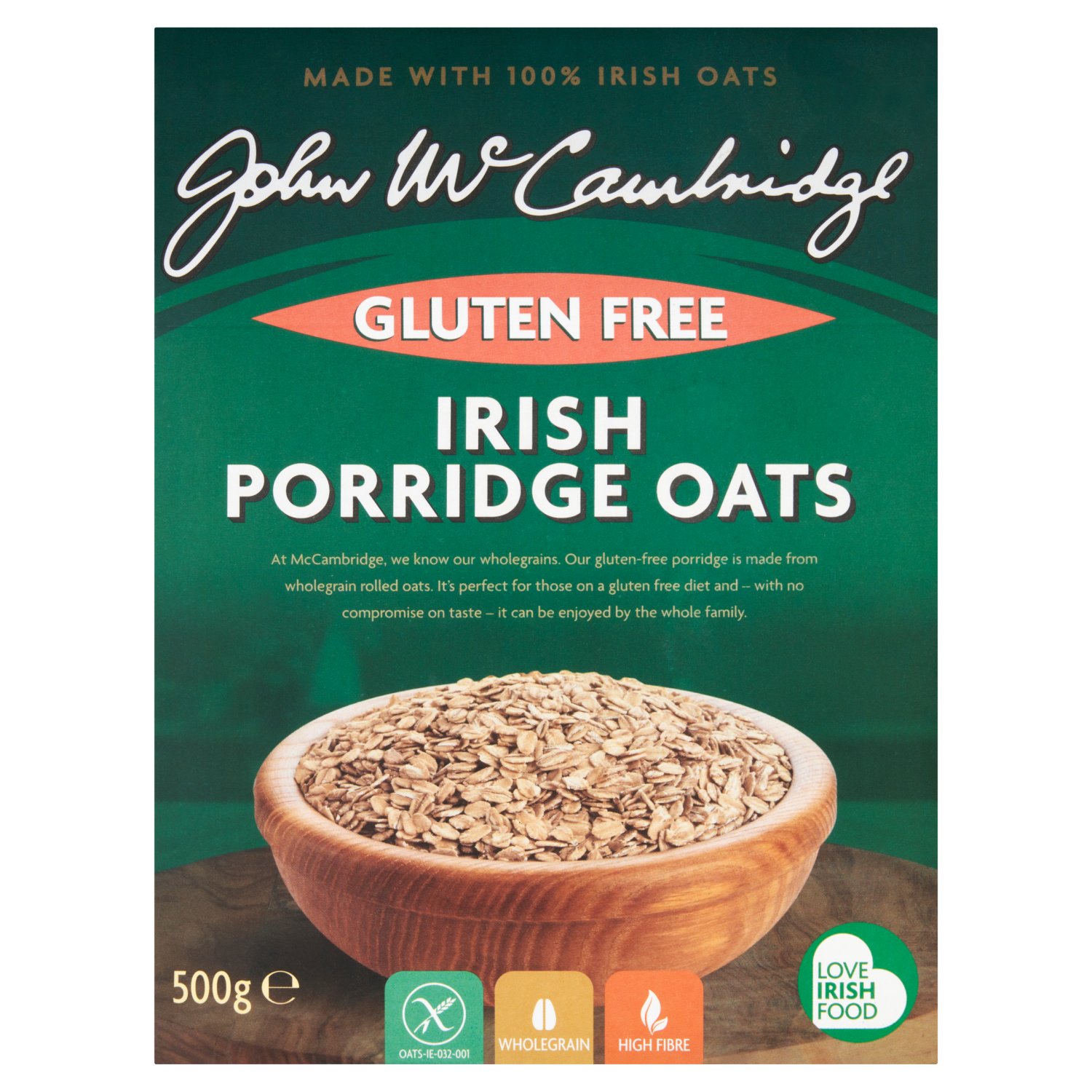 McCambridge Gluten Free Porridge Oats (500 g)