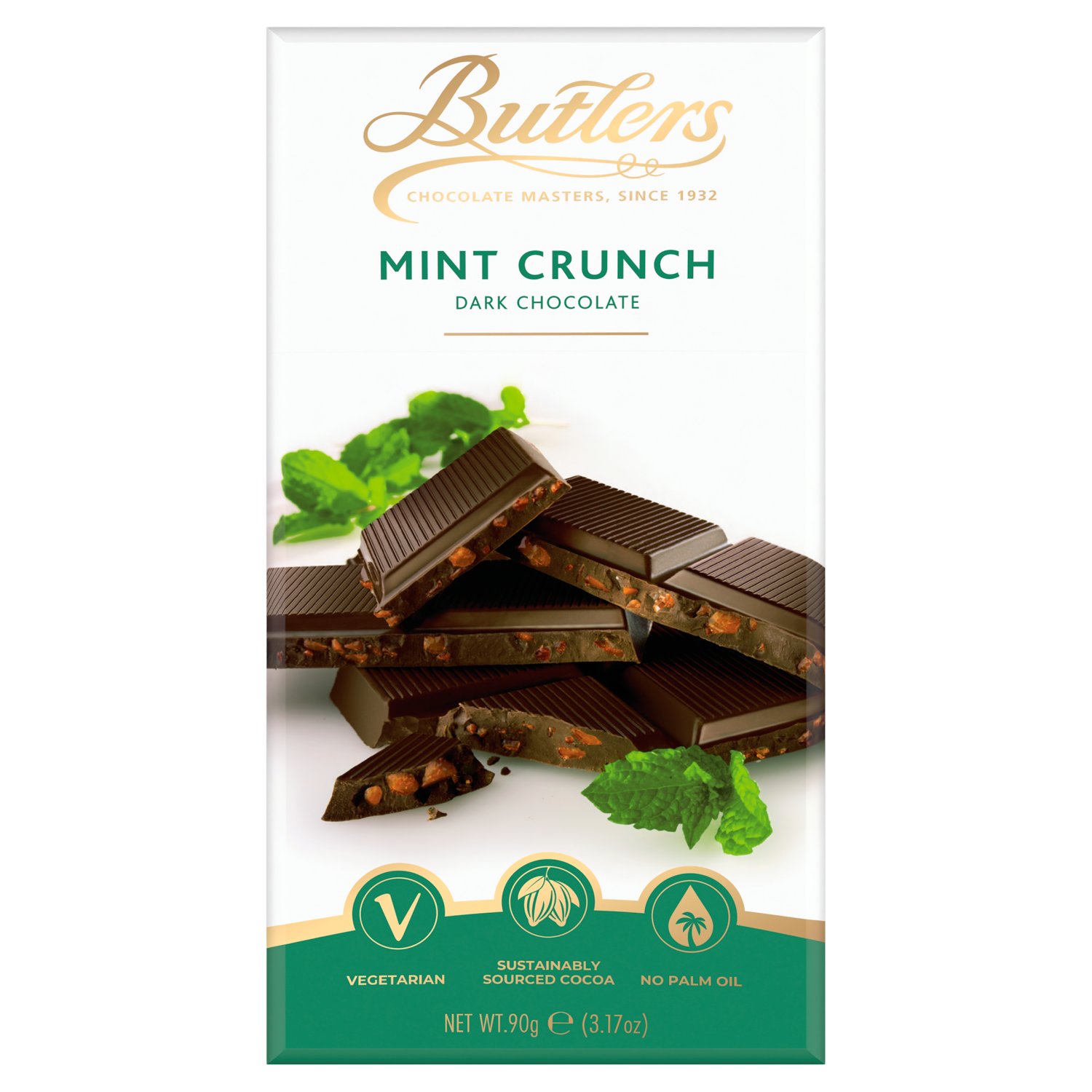 Butlers Mint Crunch Dark Chocolate Bar (90 g)