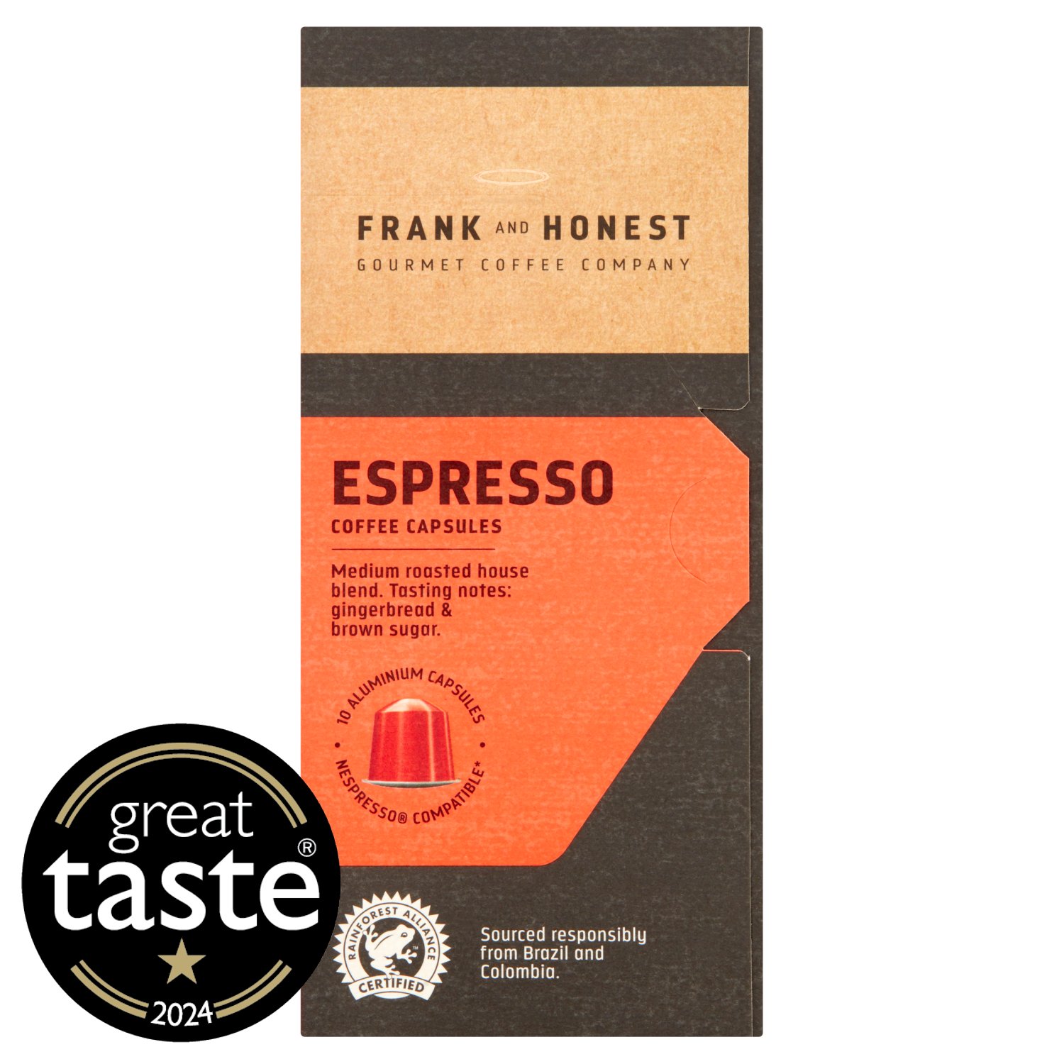 Frank & Honest Espresso Coffee Capsules (58 g)