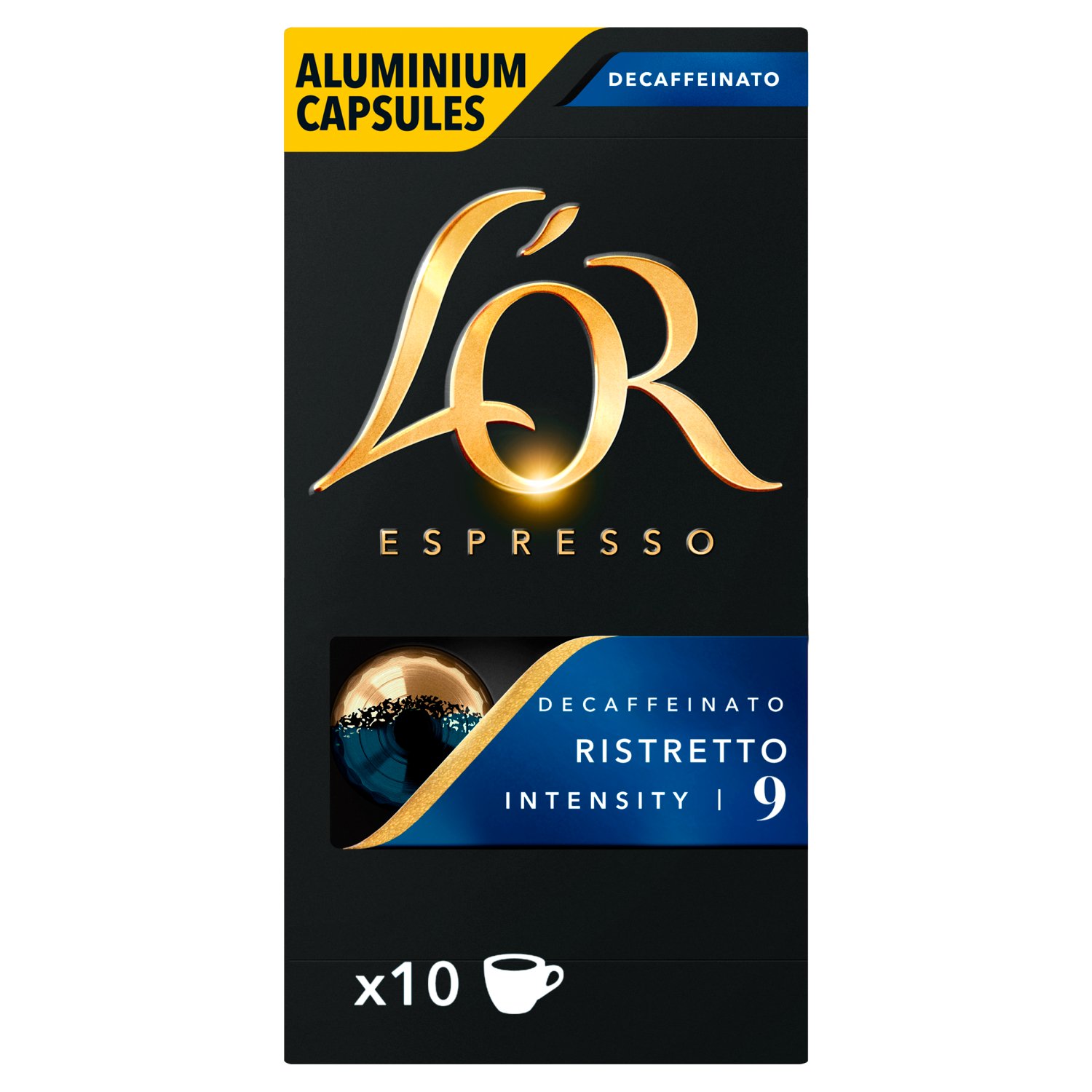 L'OR Ristretto Decaffeinated Coffee Capsules 10 Pack (52 g)