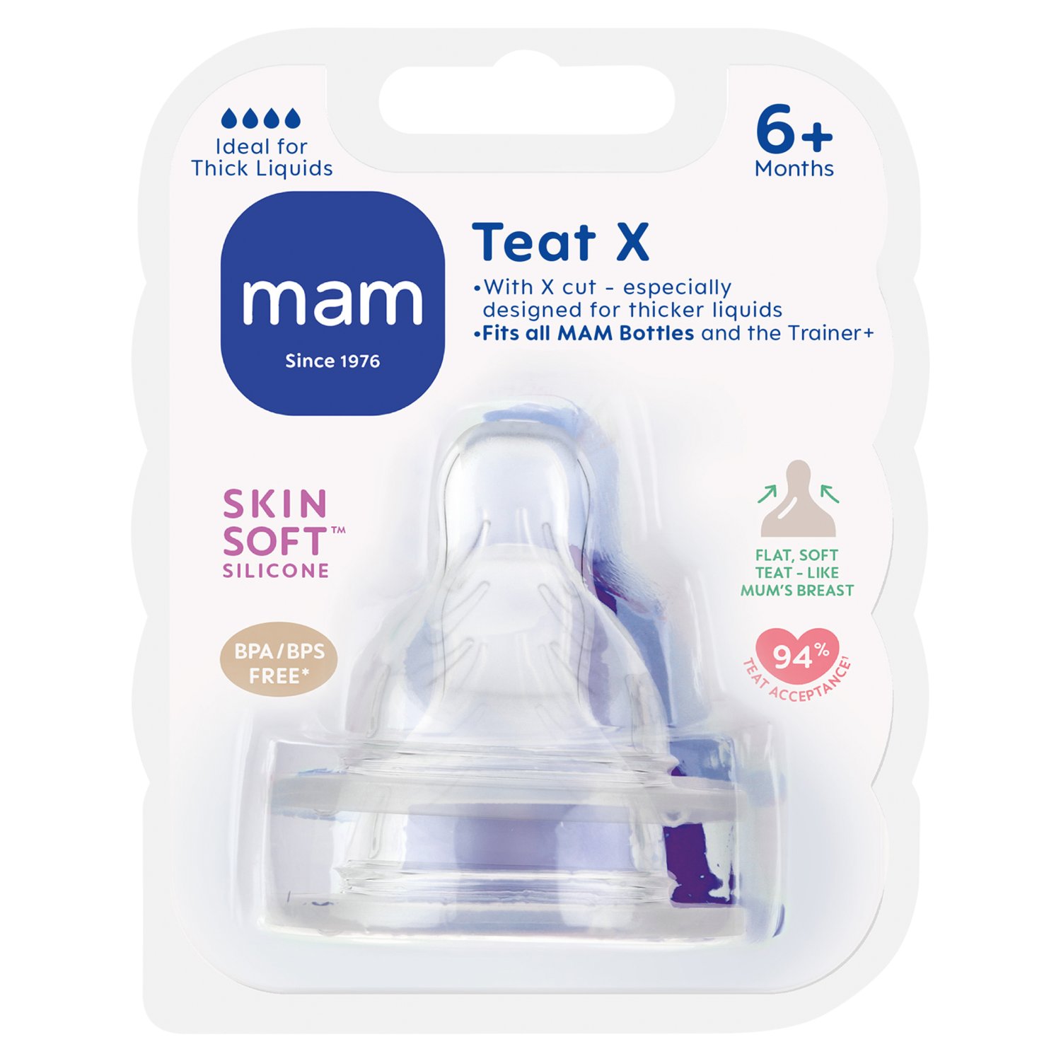 MAM Silk Teat 6+Months (1 Piece)