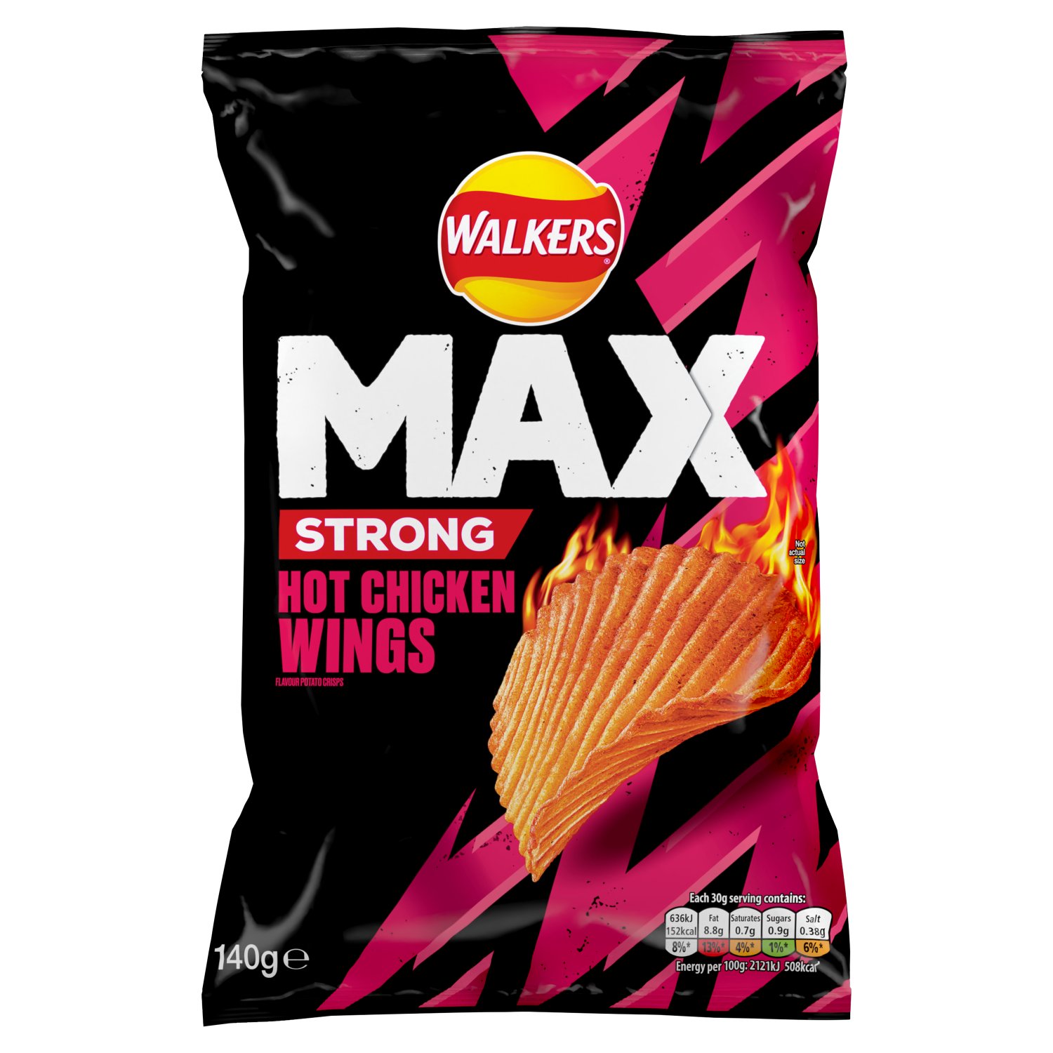 Max Strong Hot Chicken Wing (140 g)