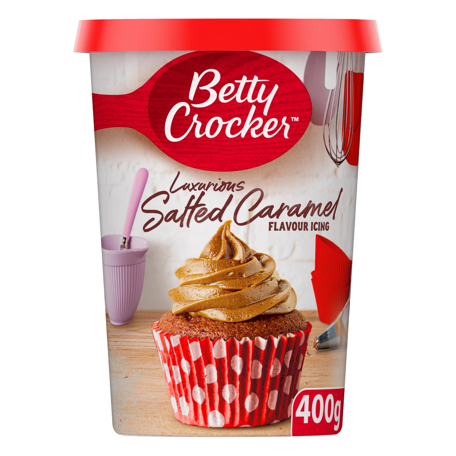 Betty Crocker Luxurious Salted Caramel Flavour Icing (400 g)