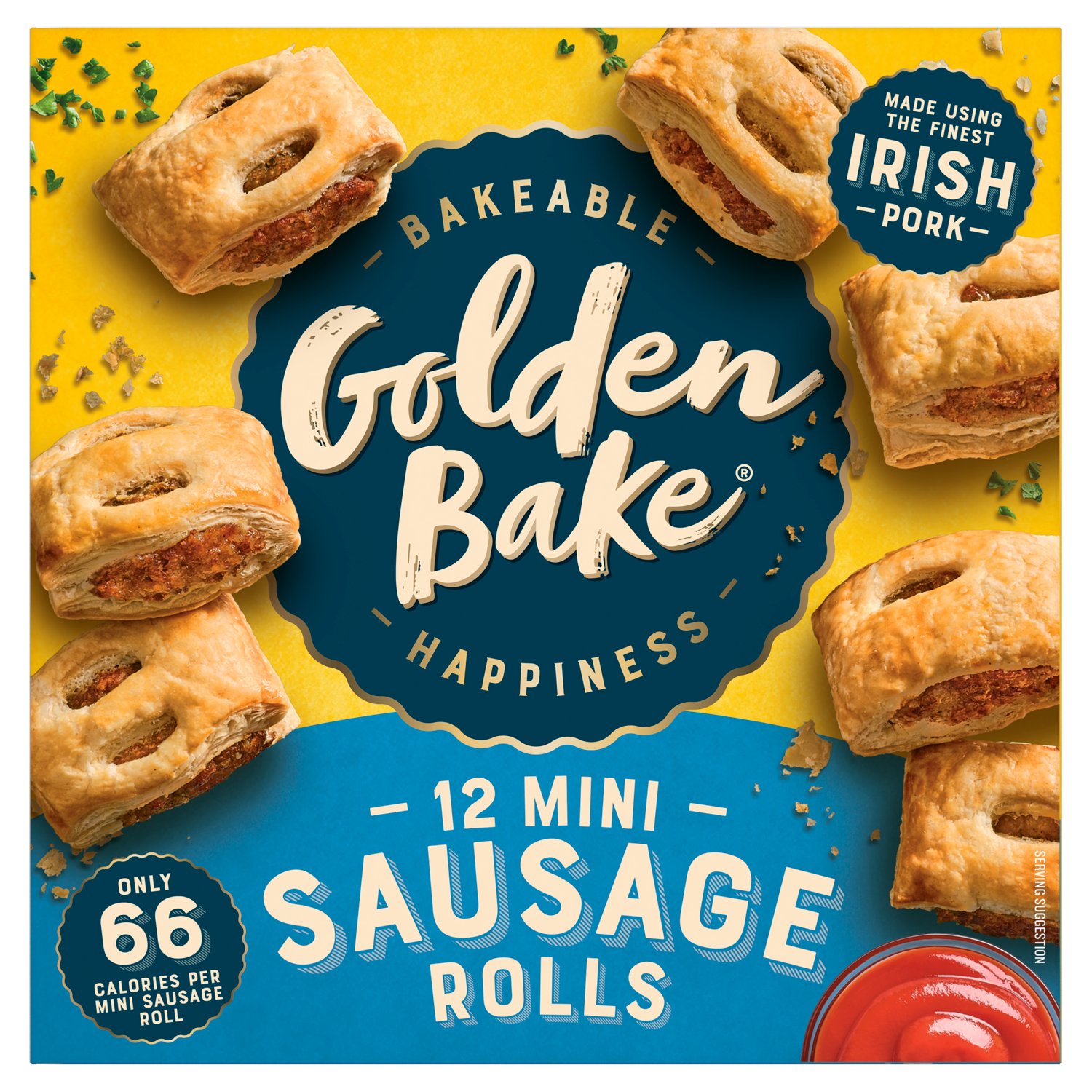 Golden Bake 12 Mini Sausage Rolls (300 g)