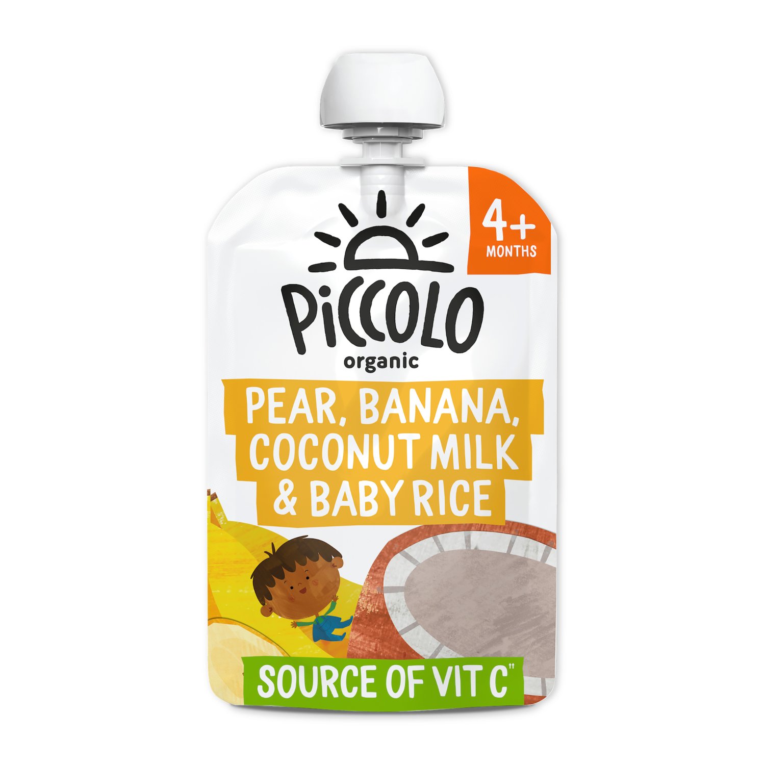 Piccolo Organic Banana Coconut And Baby Rice (100 g)