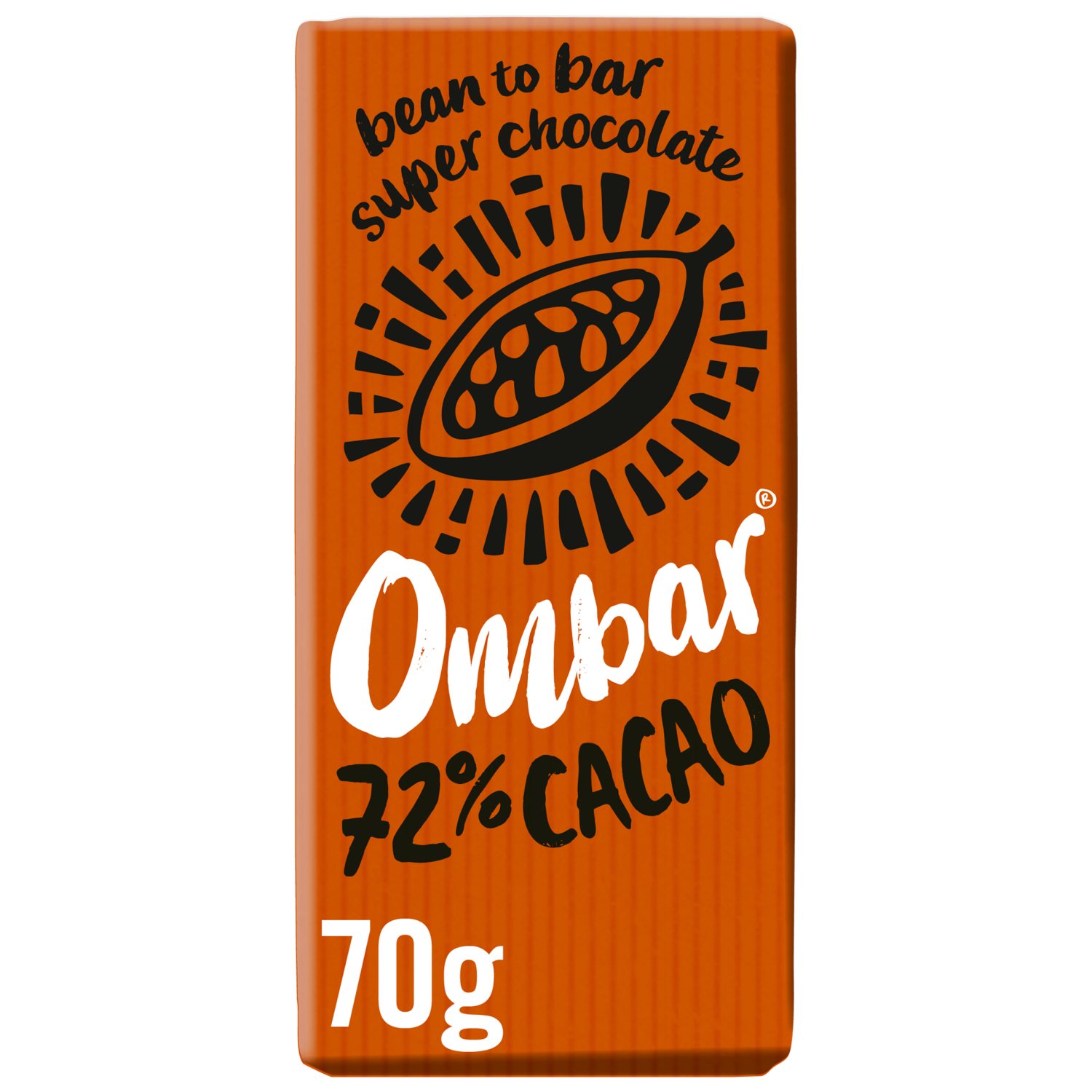 Ombar Organic Raw Cacao 72% (70 g)