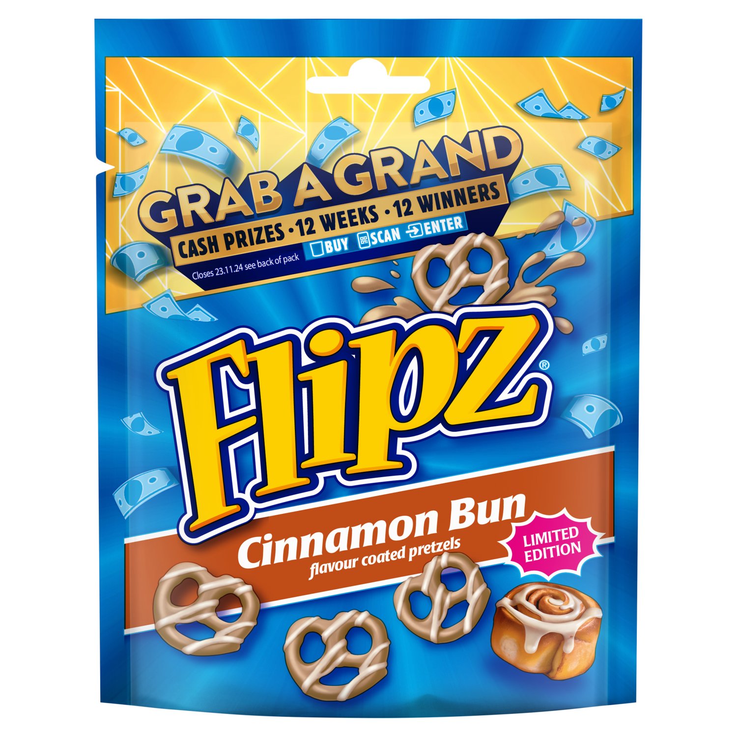 McVitie's Flipz Milk Chocolate Pretzels (90 g)