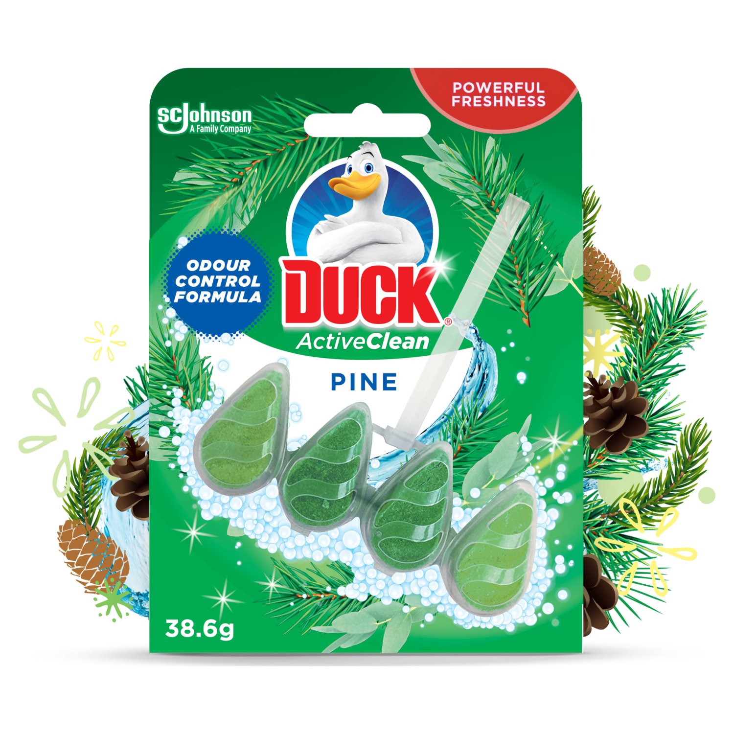 Duck Active Clean Pine Toilet Cleaner (39 g)