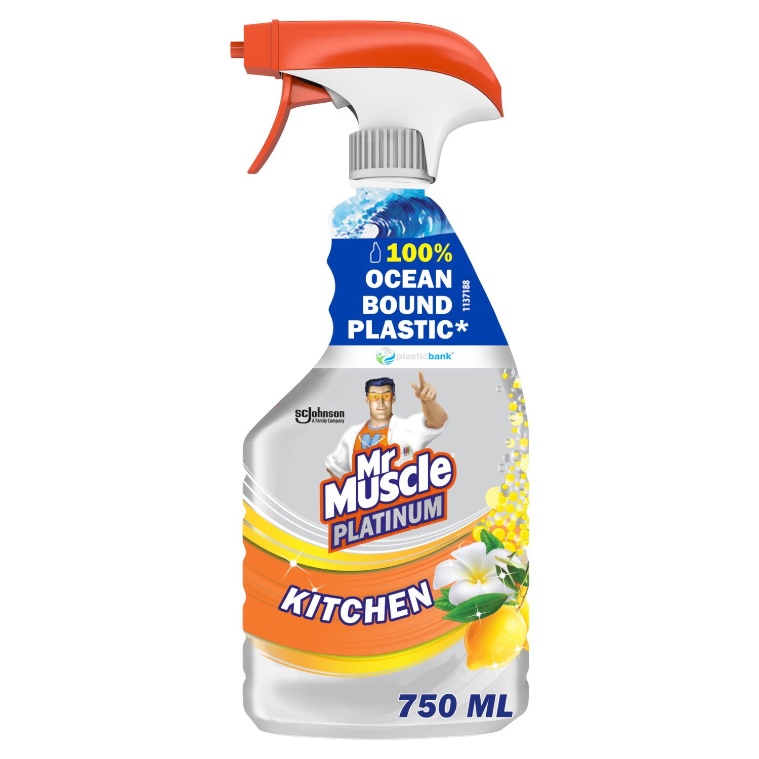 Mr Muscle Citrus Platinum Kitchen Spray  (750 ml)