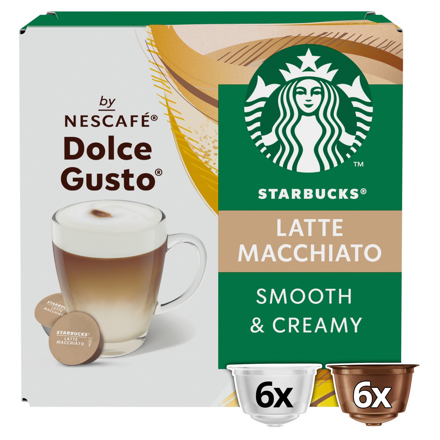 Starbucks Latte Macchiato Coffee Capsules 12 Pack (129 g)