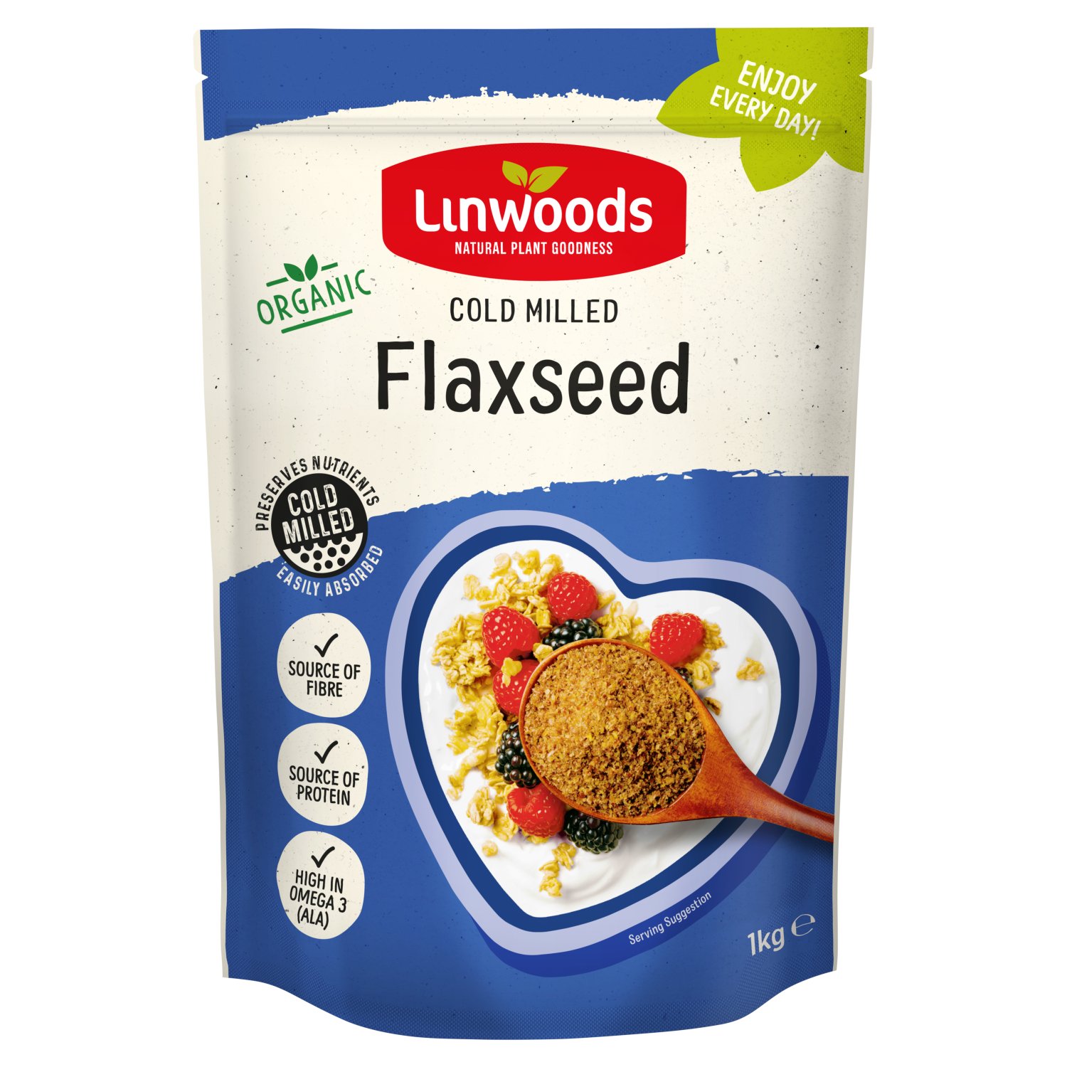 Linwoods Organic Cold Milled Flaxseed (1 kg)