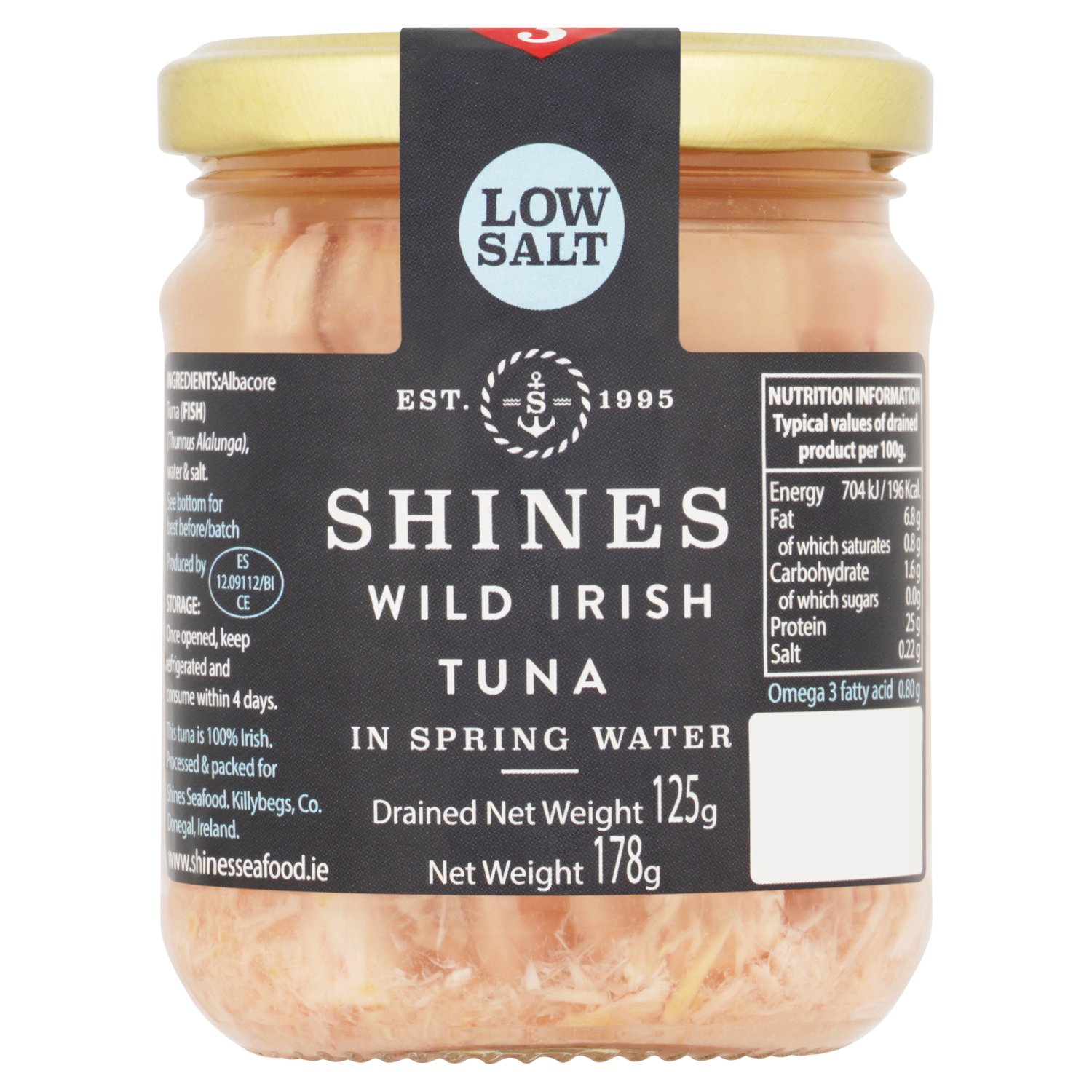 Shines Wild Irish Tuna In Water (178 g)
