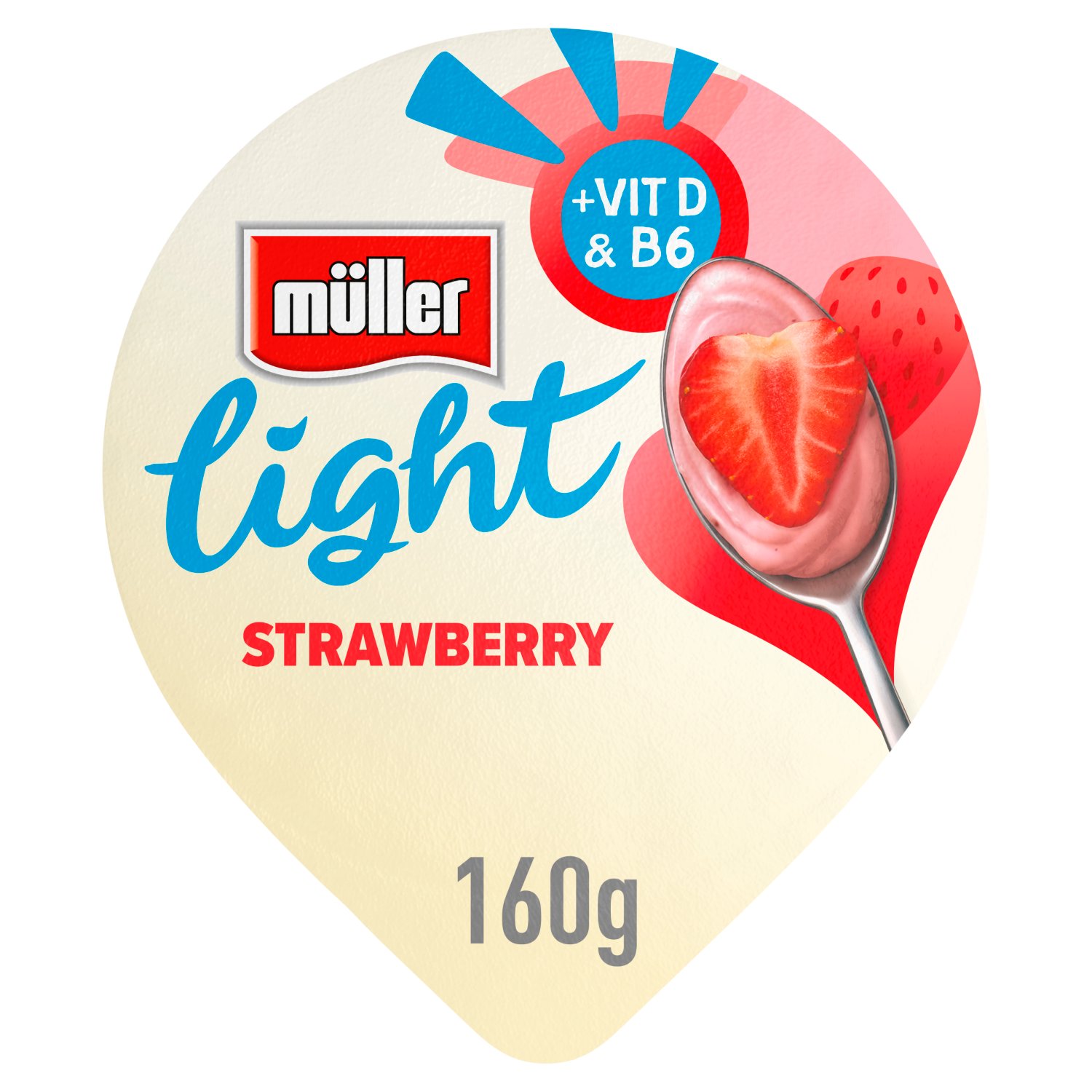 Muller Light Strawberry Yogurt (160 g)