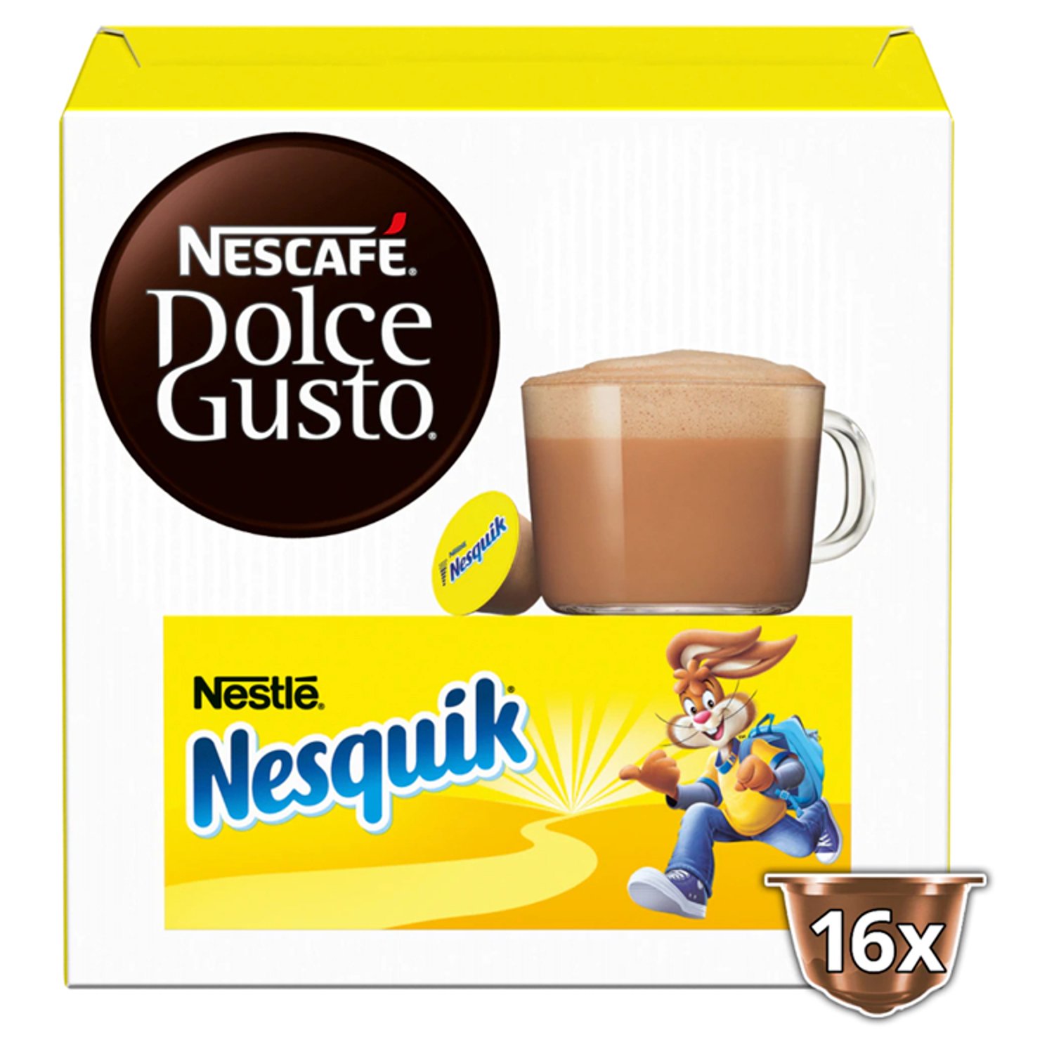 Nescafe Dolce Gusto Nesquik Hot Chocolate Capsules 16 Pack (254 g)