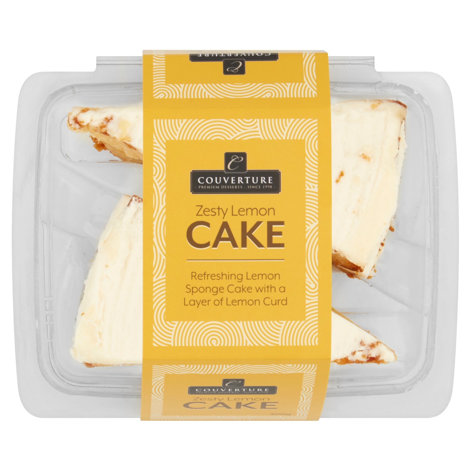 Couverture Zesty Lemon Cake Slices (200 g)