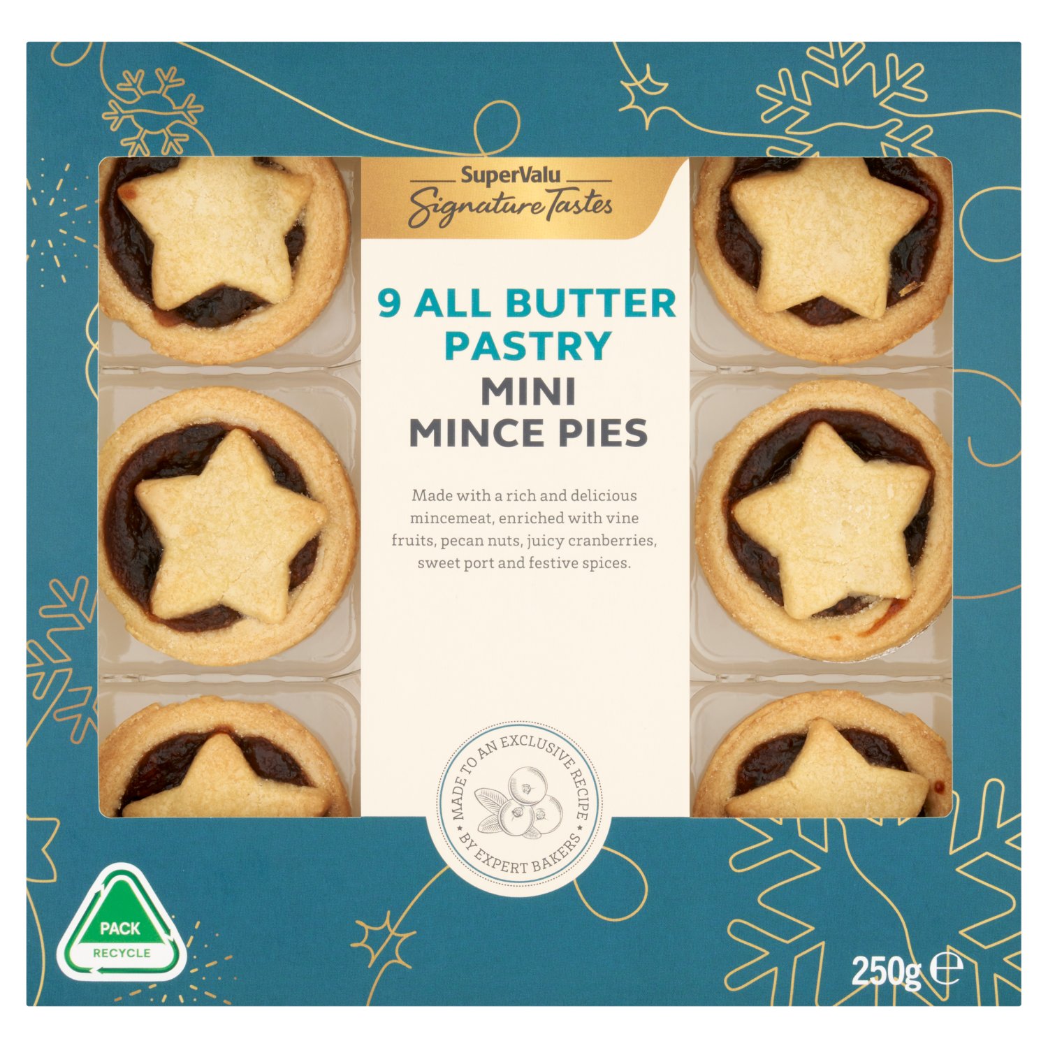 SuperValu Signature Tastes Mini Mince Pies 9 Pack (250 g)