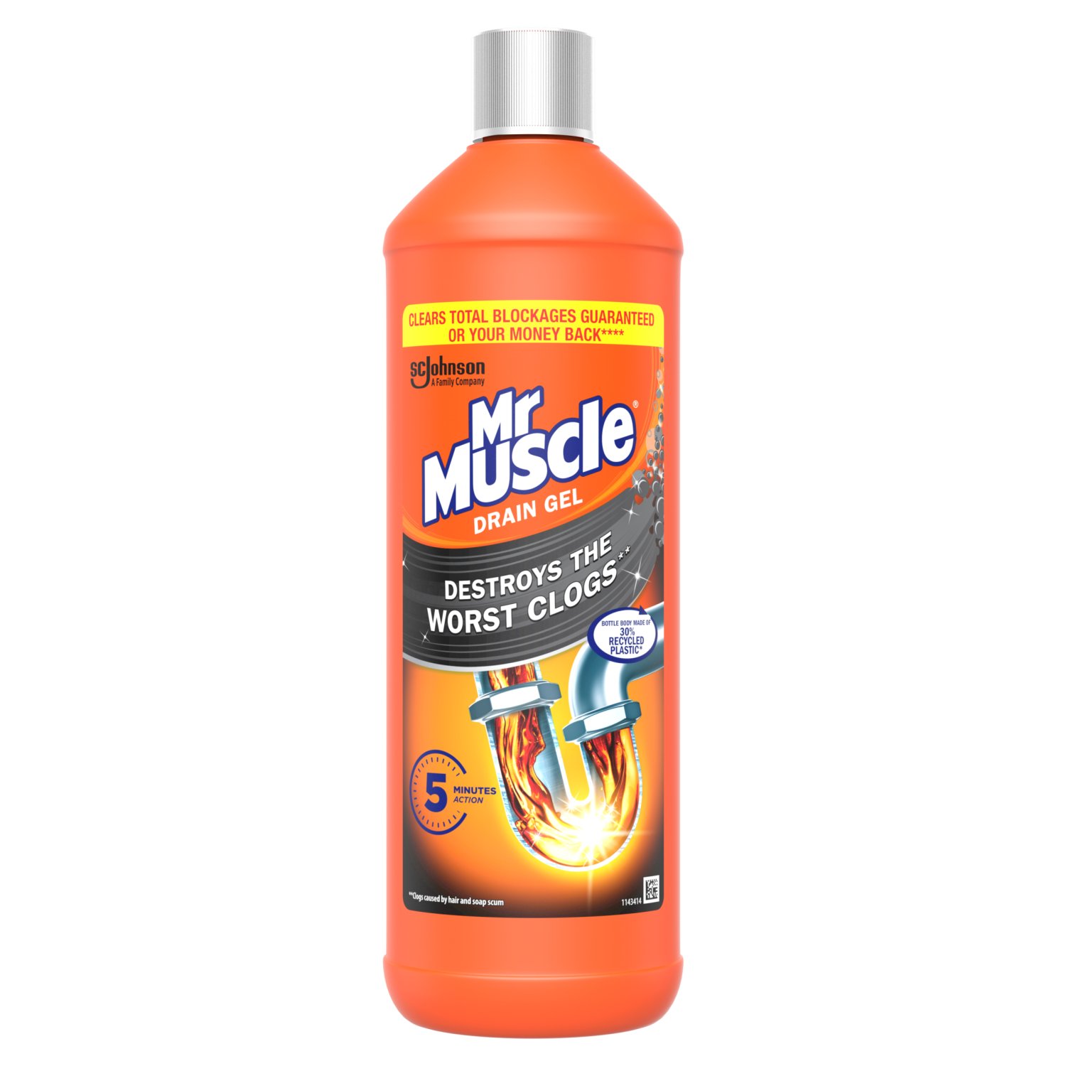 Mr Muscle Power Gel Drain Unblocker (1 L)