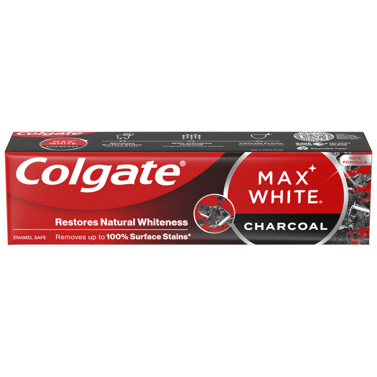 Colgate Max White Charcoal Toothpaste (75 ml) - Storefront EN