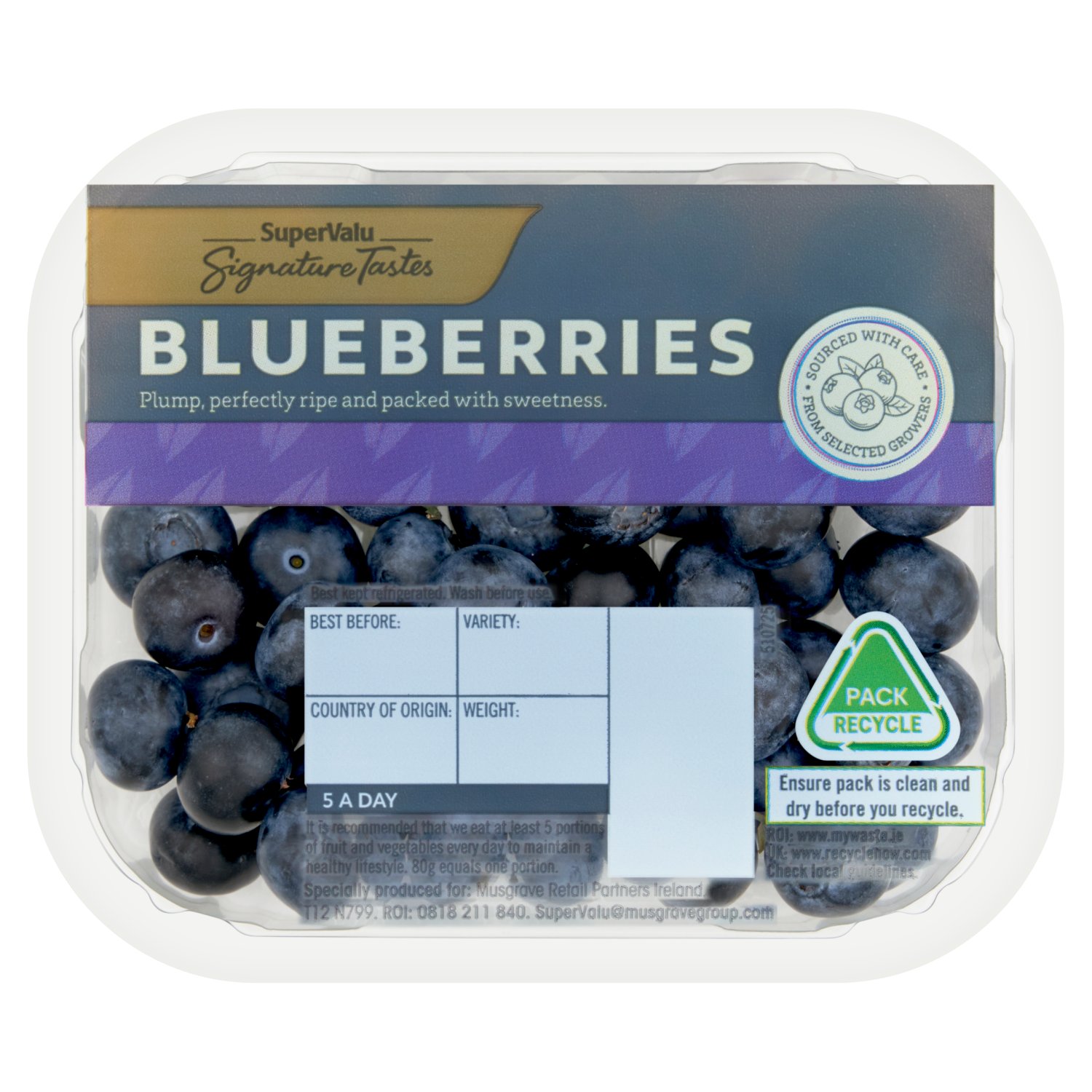 SuperValu Signature Tastes Blueberry (150 g)